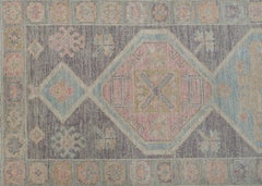 Turkish Oushak Rug Oriental Handmade 3' x 6'7" #4153