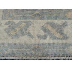 Turkish Oushak Rug Oriental Handmade 3' x 8'3" #12055
