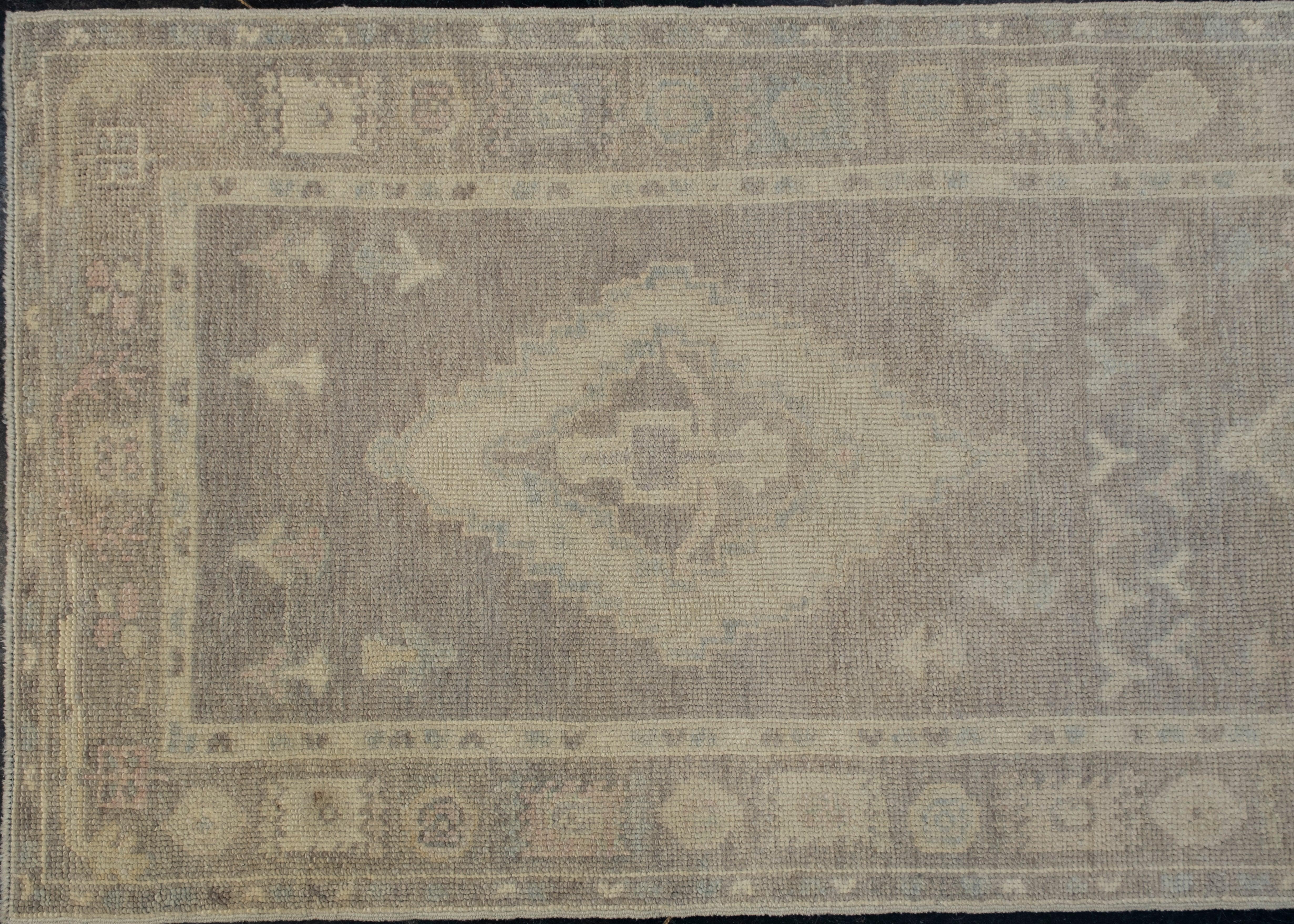 Türkischer Oushak Teppich Oriental Handmade 3' x 9'10