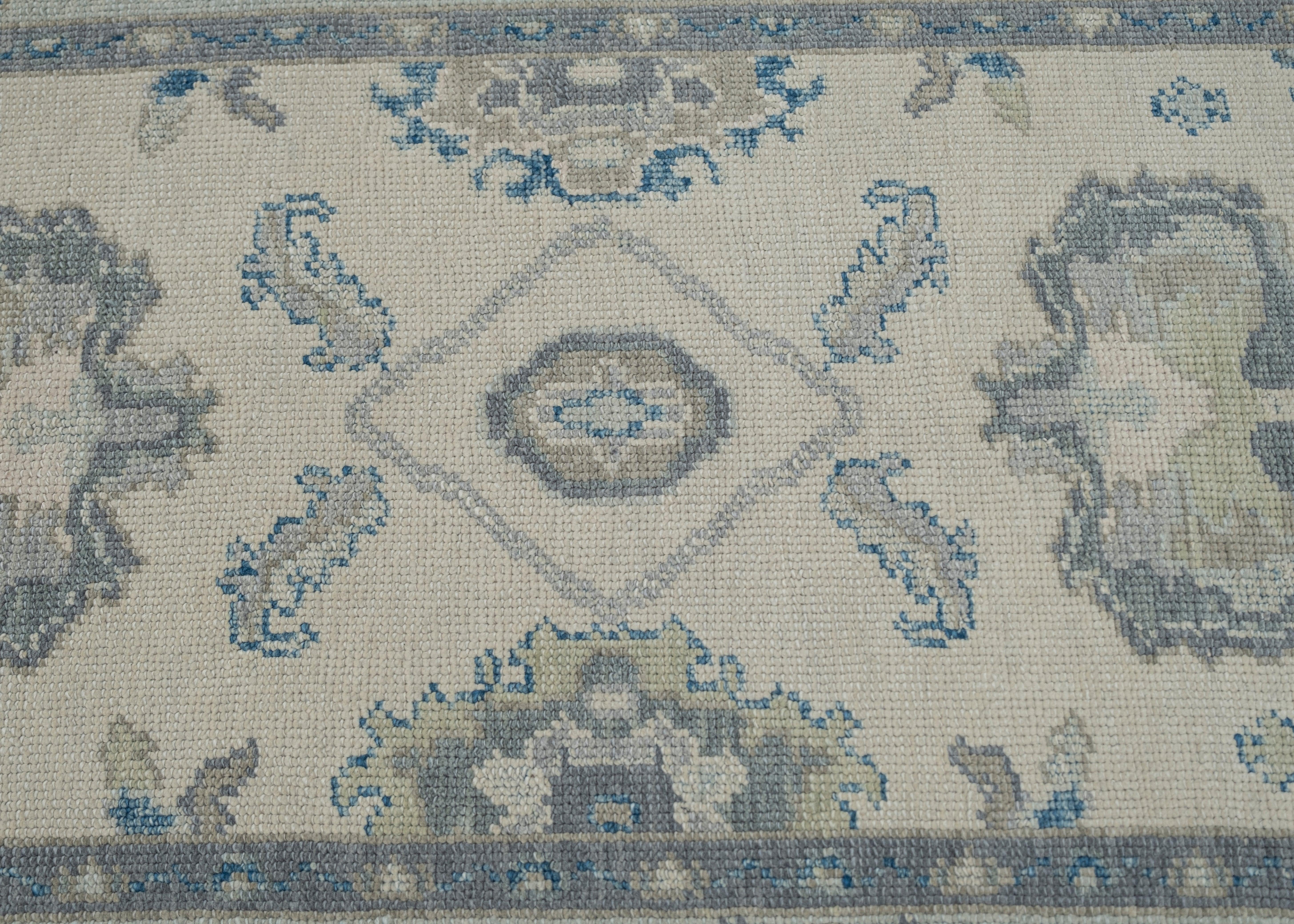 Oushak Rug Oriental Handmade 3'10