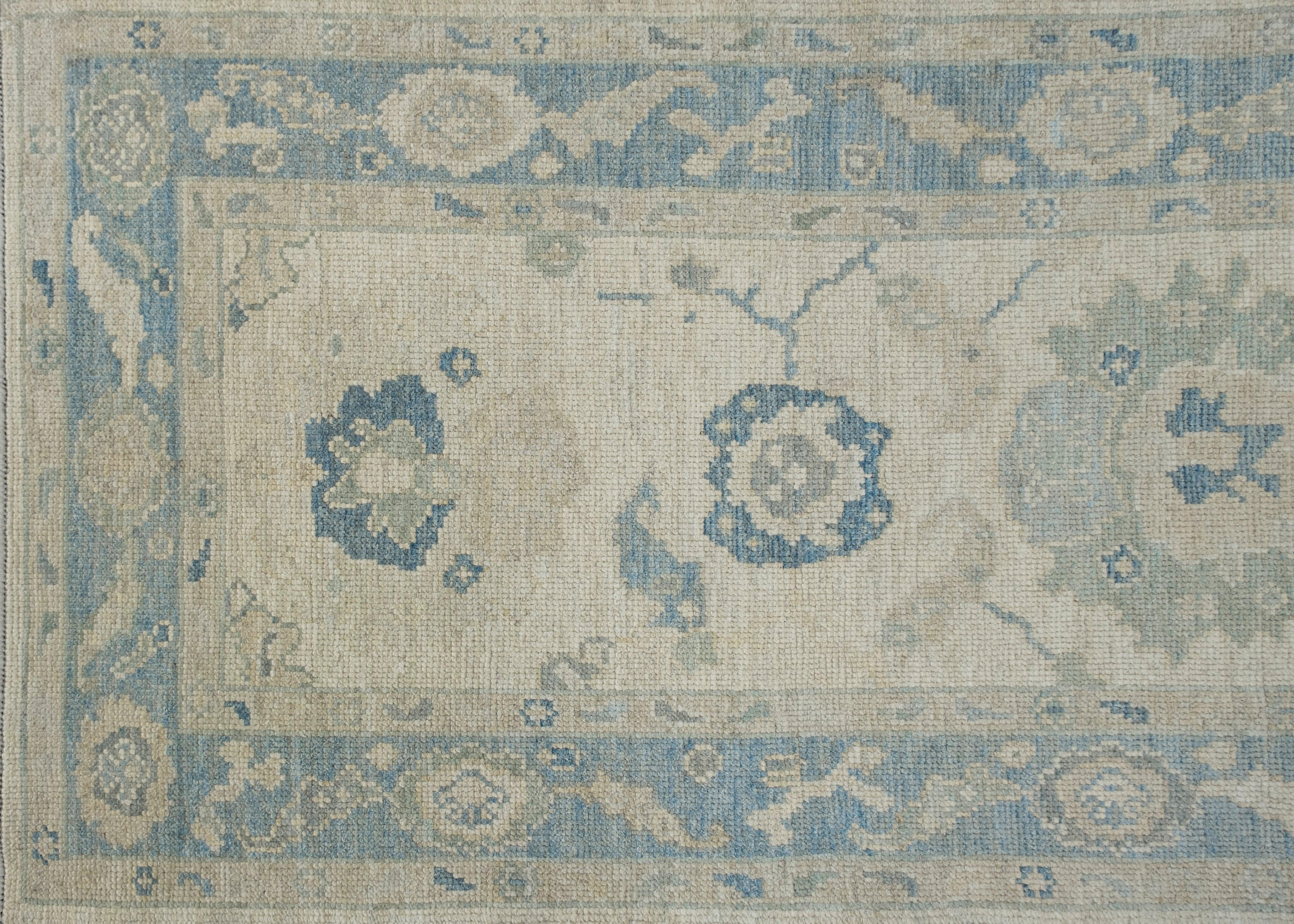 Turkish Oushak Rug Oriental Handmade 3'2
