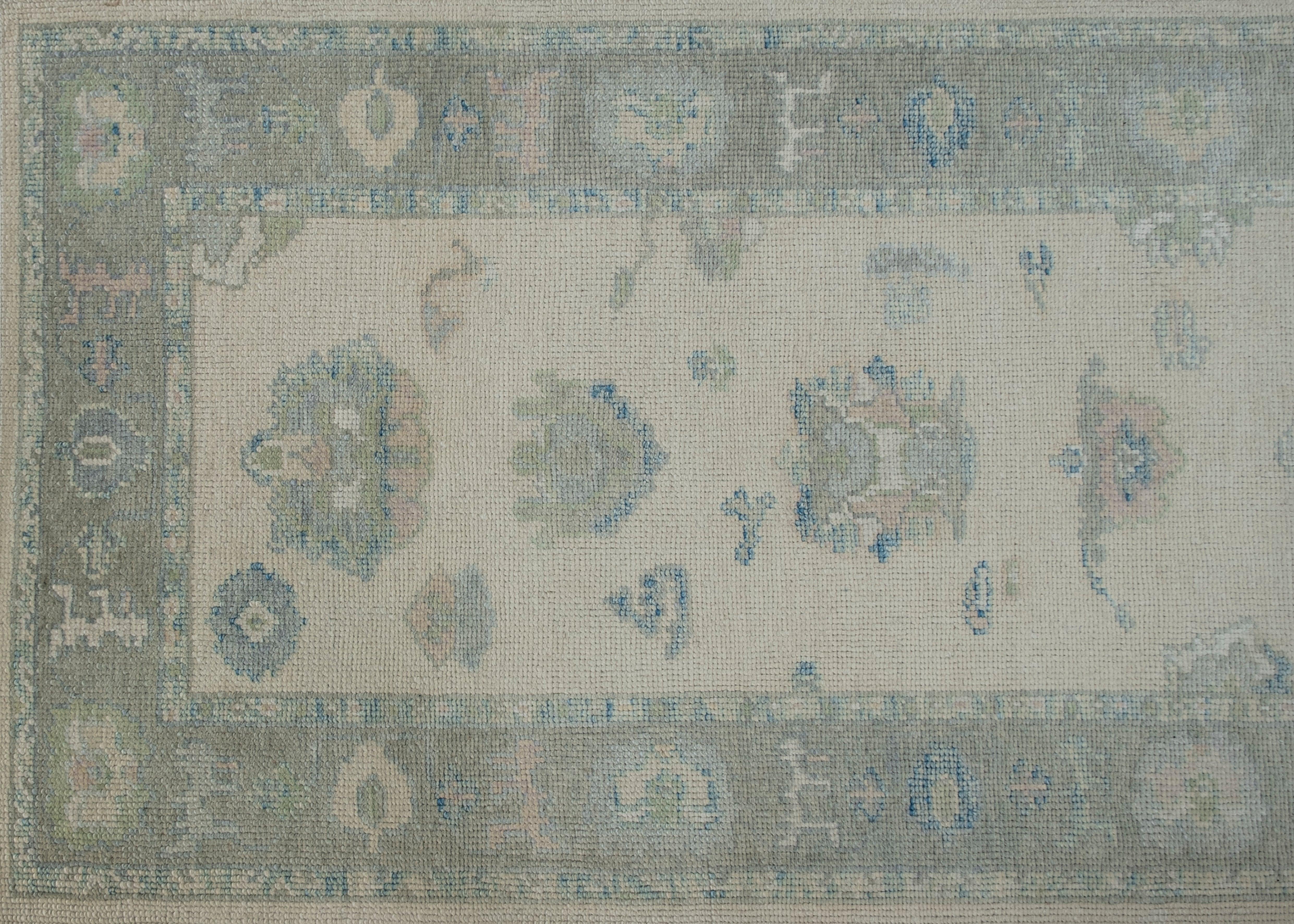 Türkischer Oushak-Teppich Oriental Handmade 3'2