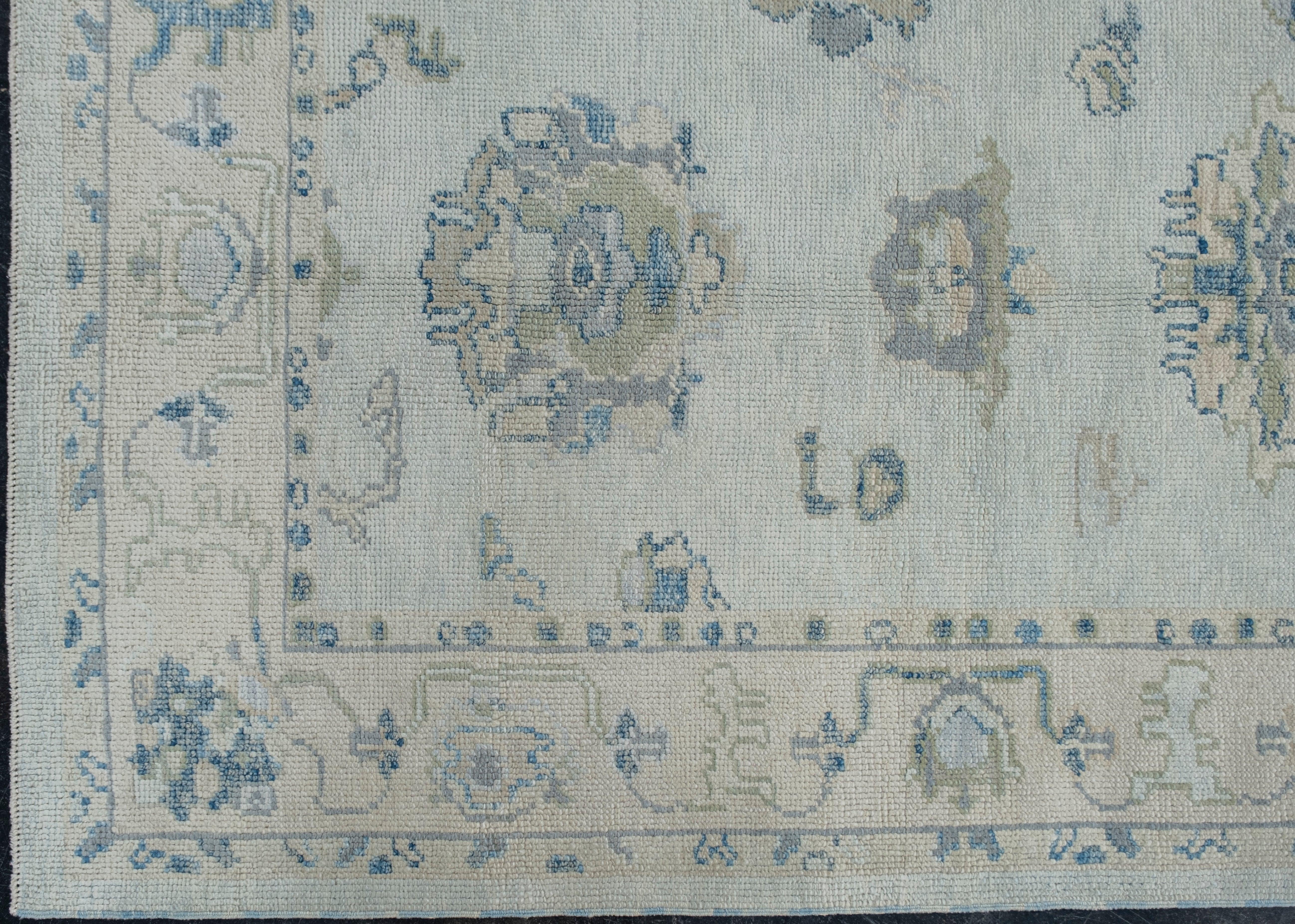 Türkischer Oushak Teppich Oriental Handmade 4' x 5'11