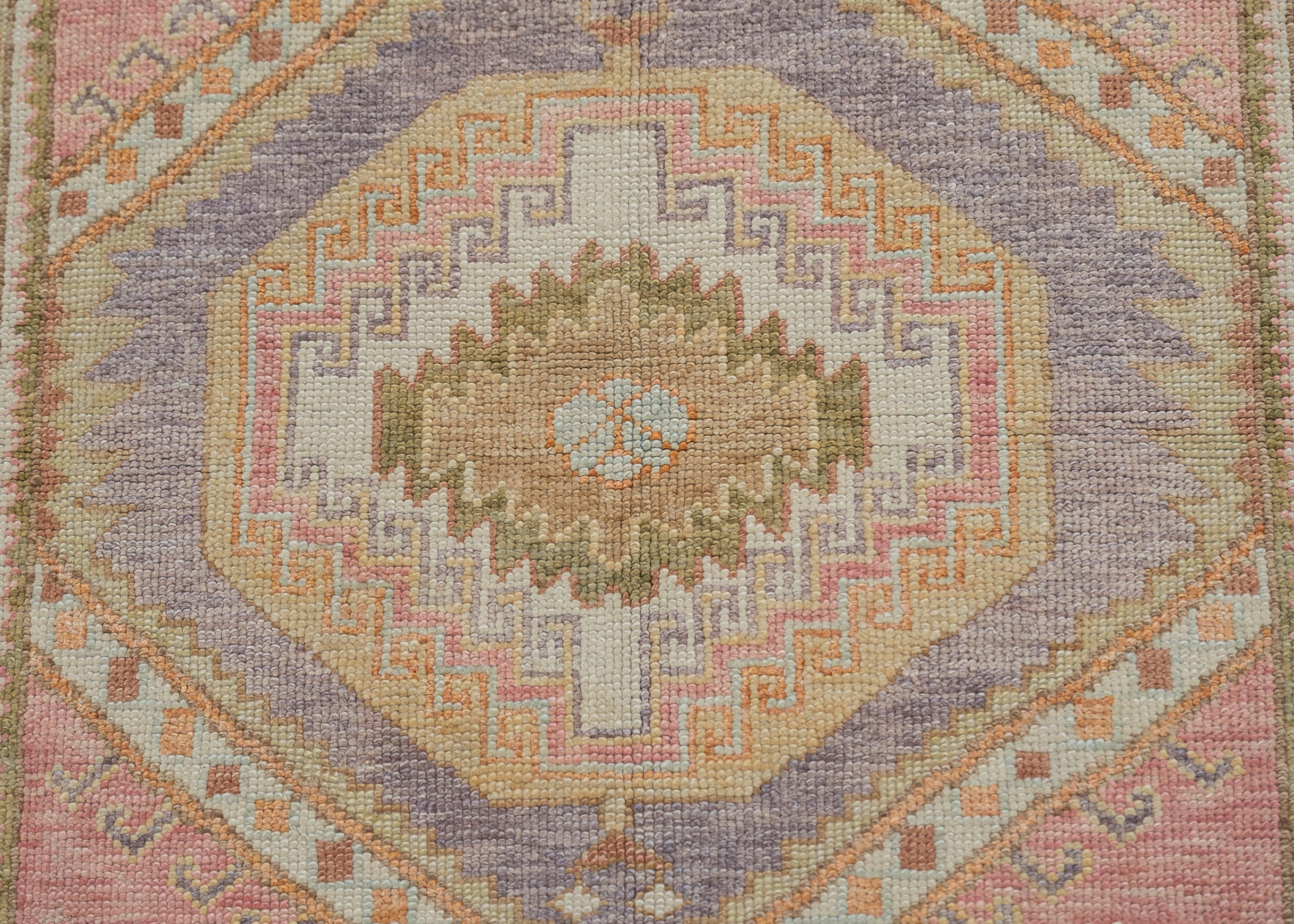 Turkish Oushak Rug Oriental Handmade 4' x 5'11