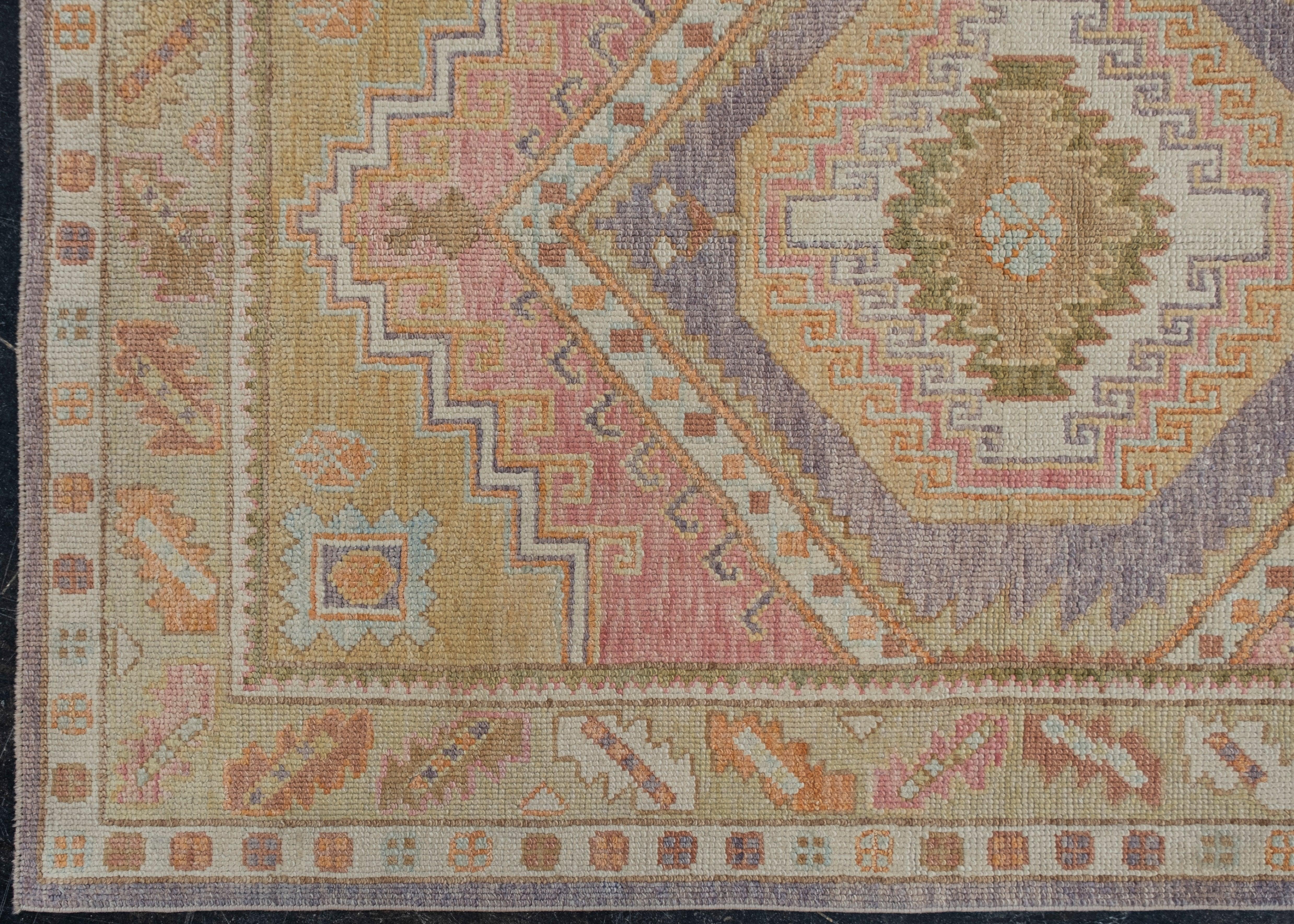 Turc Tapis turc Oushak Oriental Handmade 4' x 5'11
