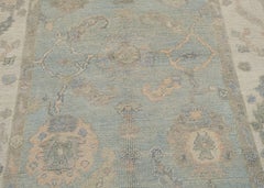 Turkish Oushak Rug Oriental Handmade 4' x 6' #12043