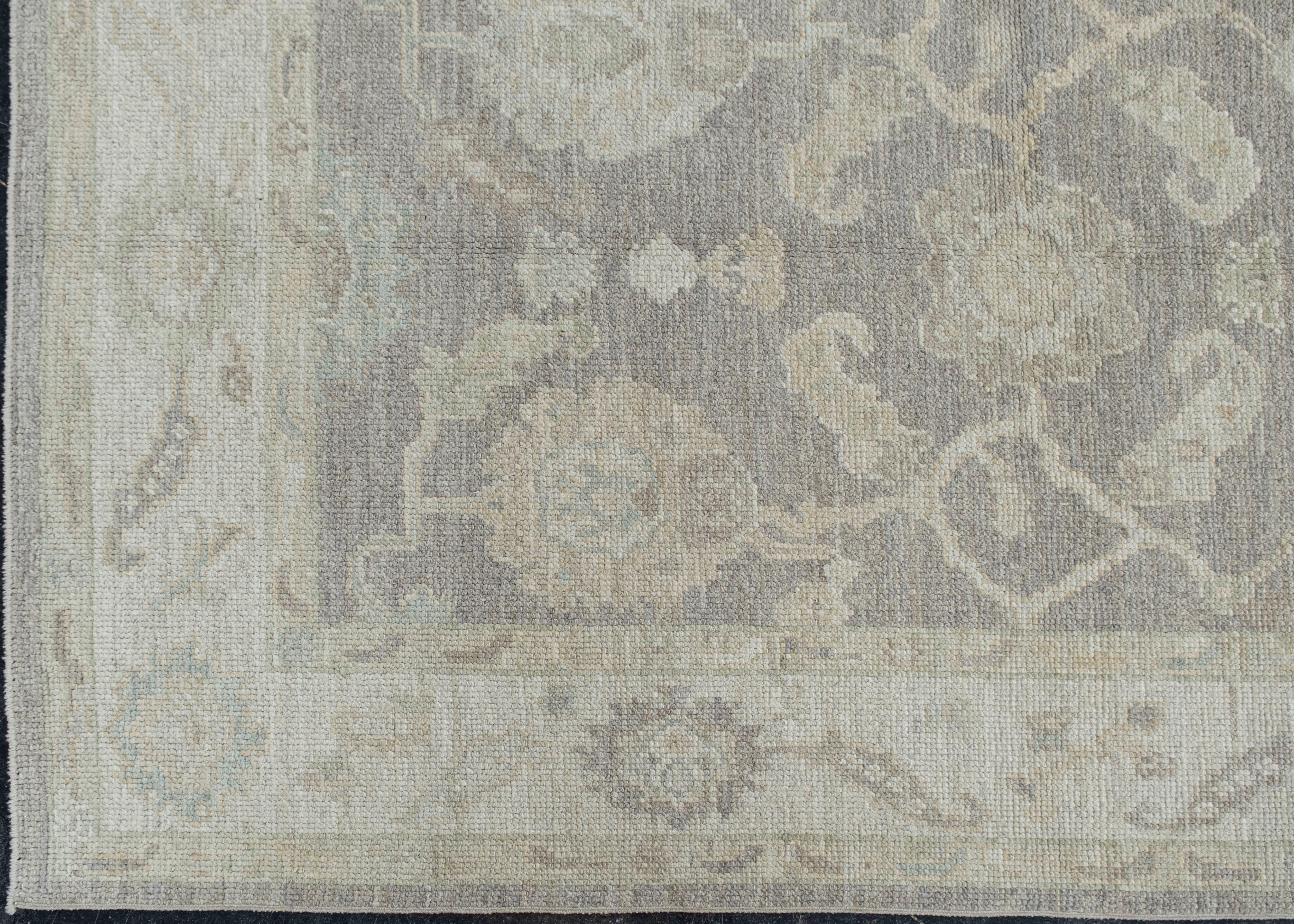 Turkish Oushak Rug Oriental Handmade 4' x 6'4