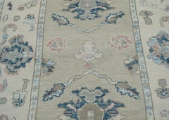 Turkish Oushak Rug Oriental Handmade 4'1" x 6' #12140