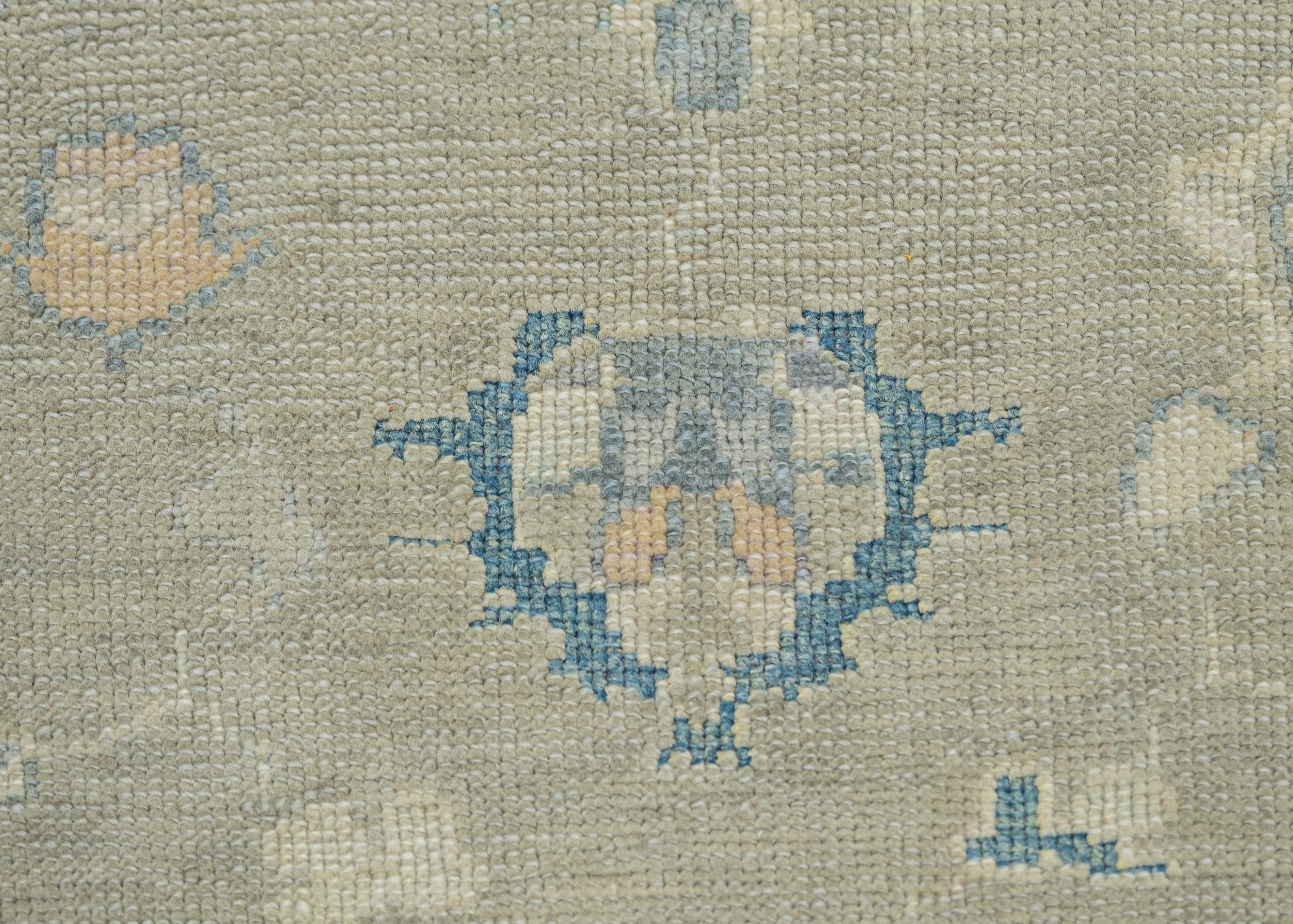 Turkish Oushak Rug Oriental Handmade 4'1