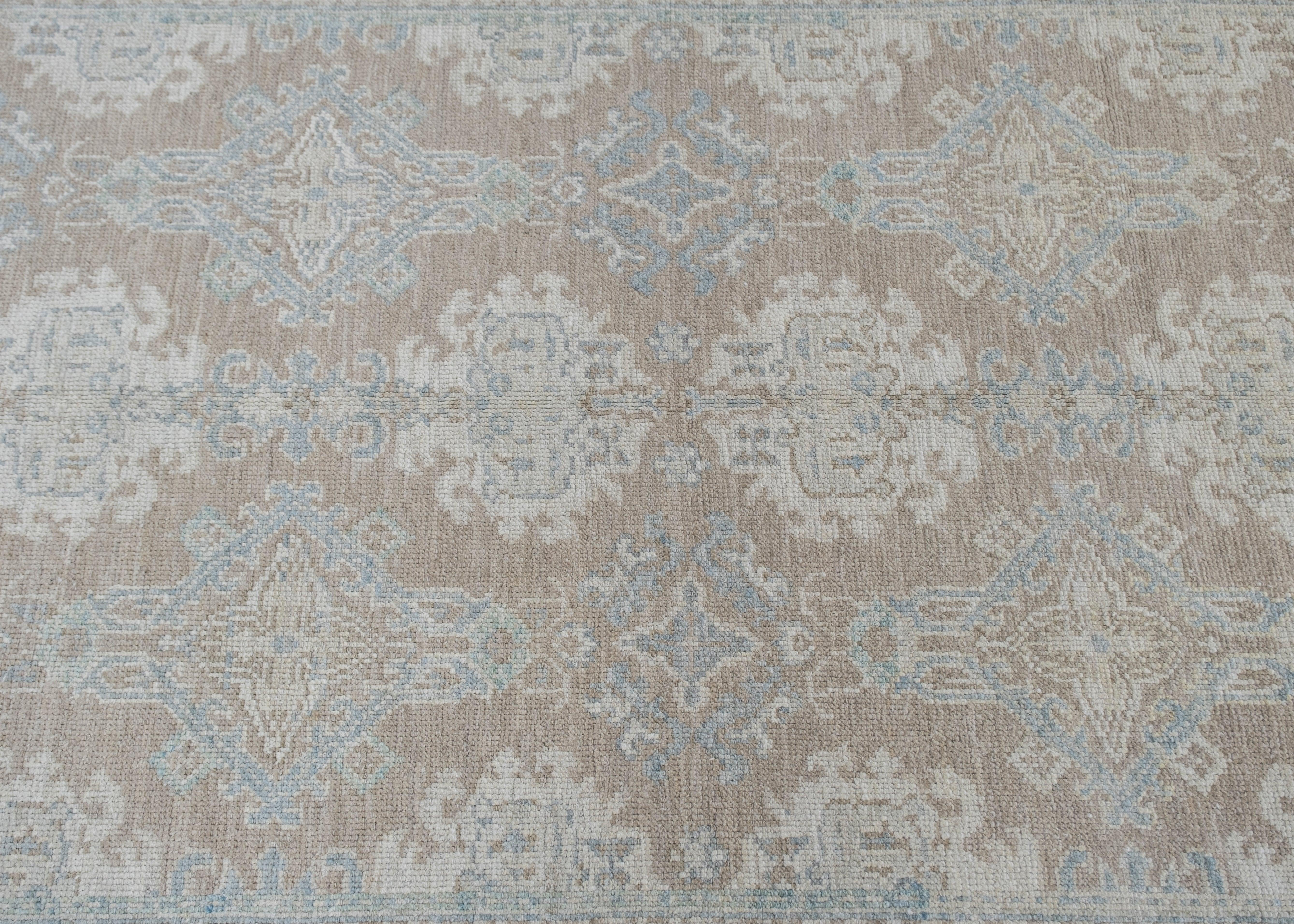 Turkish Oushak Rug Oriental Handmade 4'11
