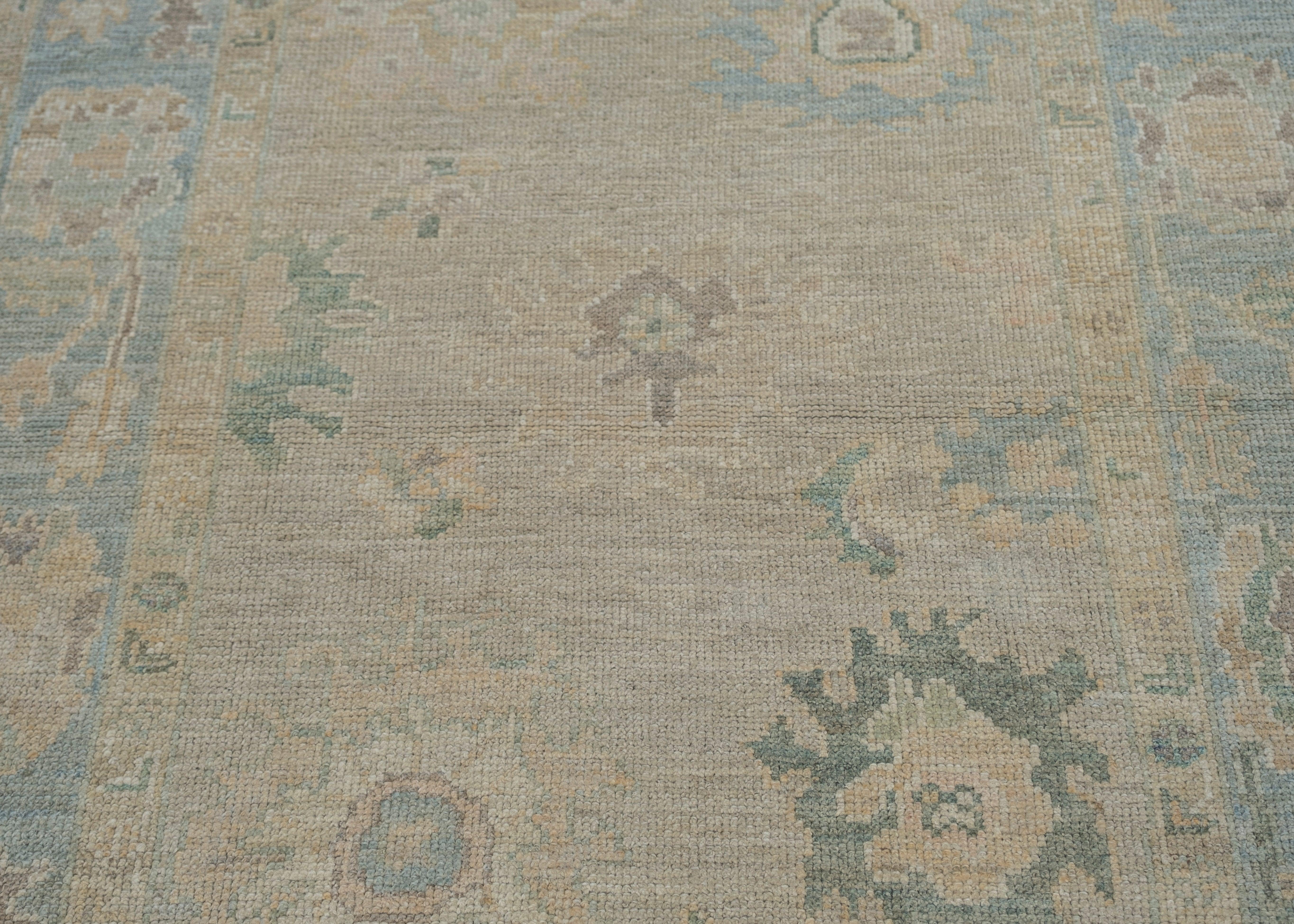 Tappeto Oushak turco Eleg Handmade 4'2