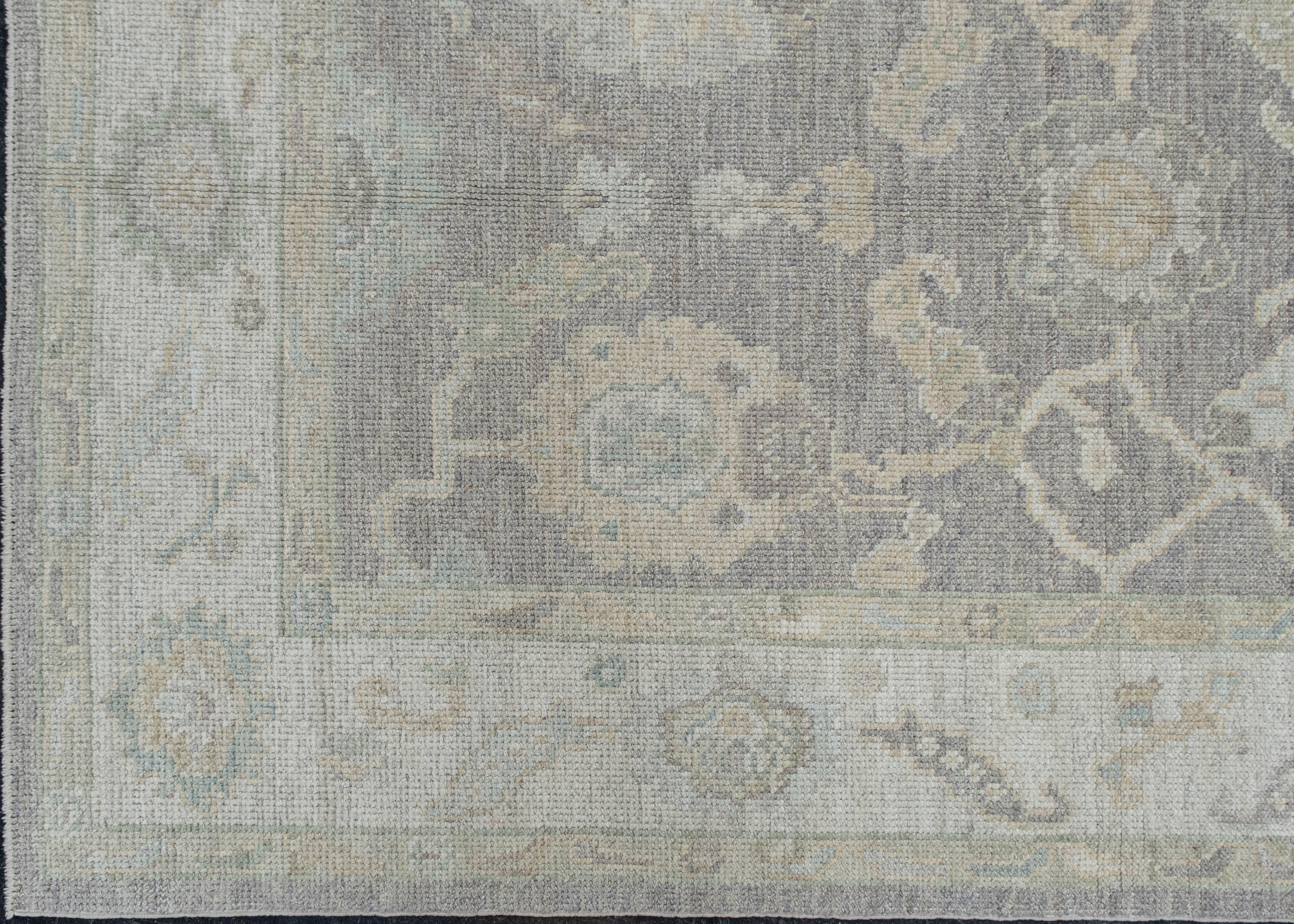 Türkischer Oushak-Teppich Oriental Handmade 4'2