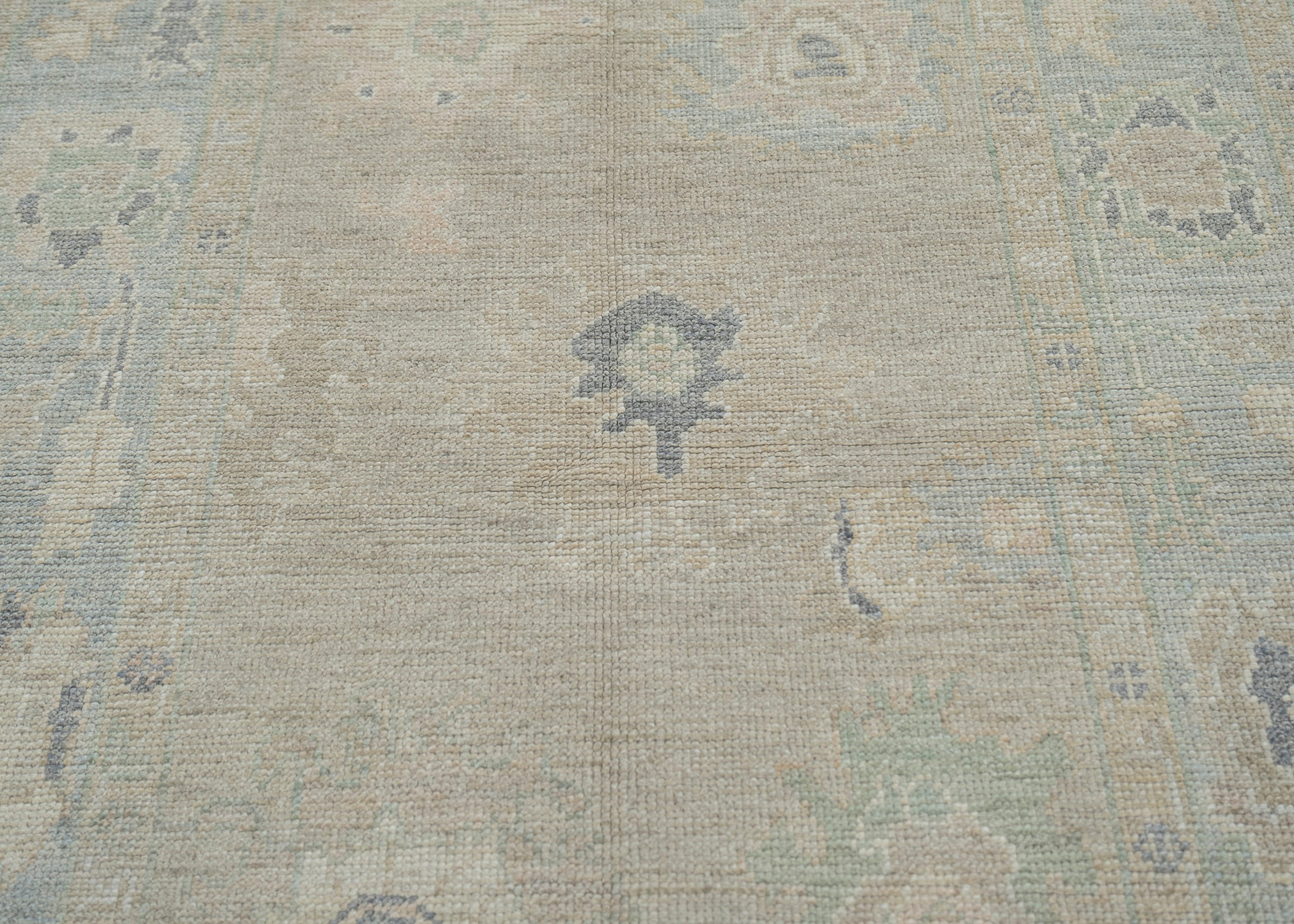 Tappeto Oushak turco Eleg Handmade 4'2