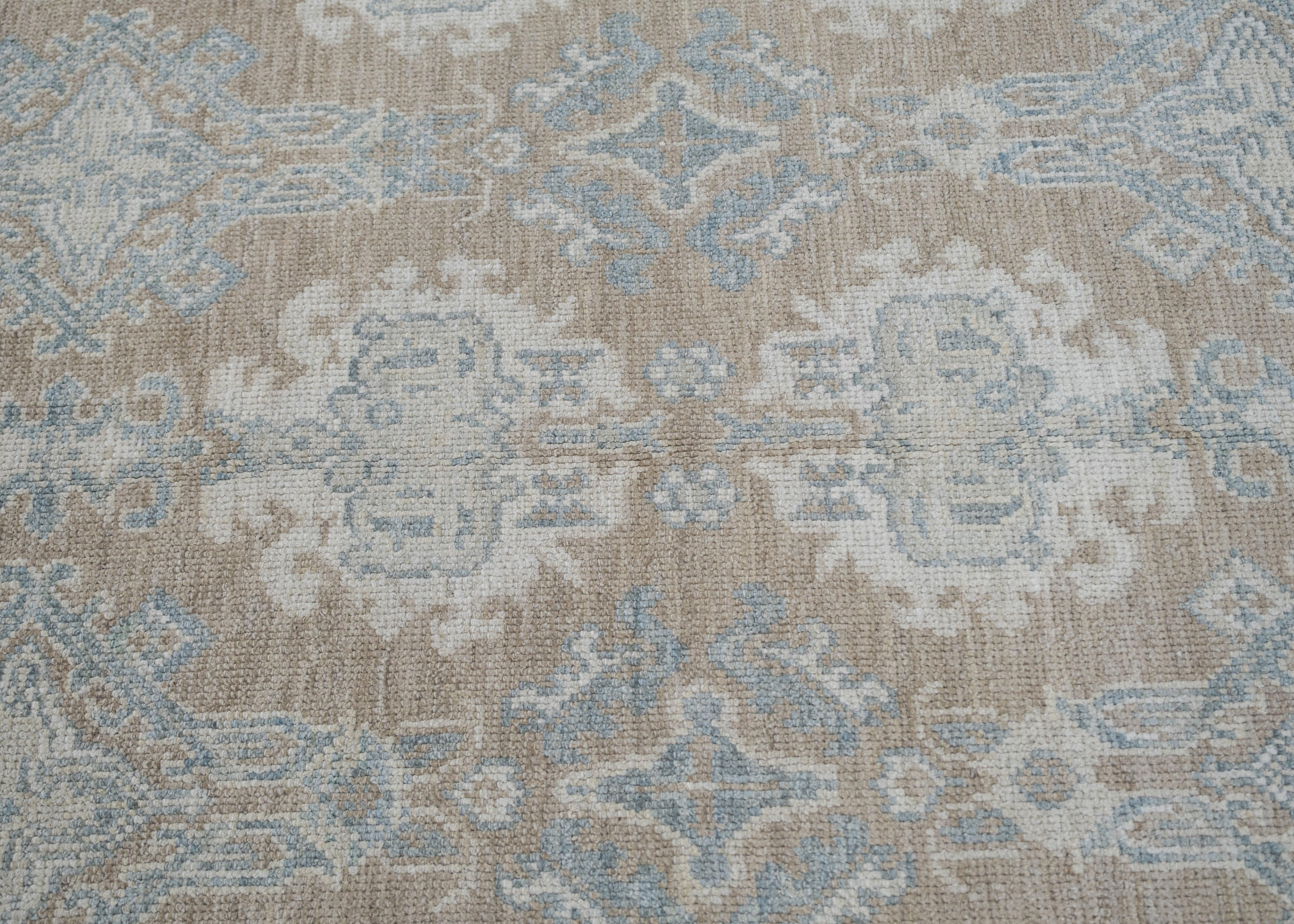 Türkischer Oushak-Teppich Oriental Handmade 4'6