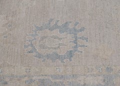 Turkish Oushak Rug Oriental Handmade 5' x 6'10" #11767