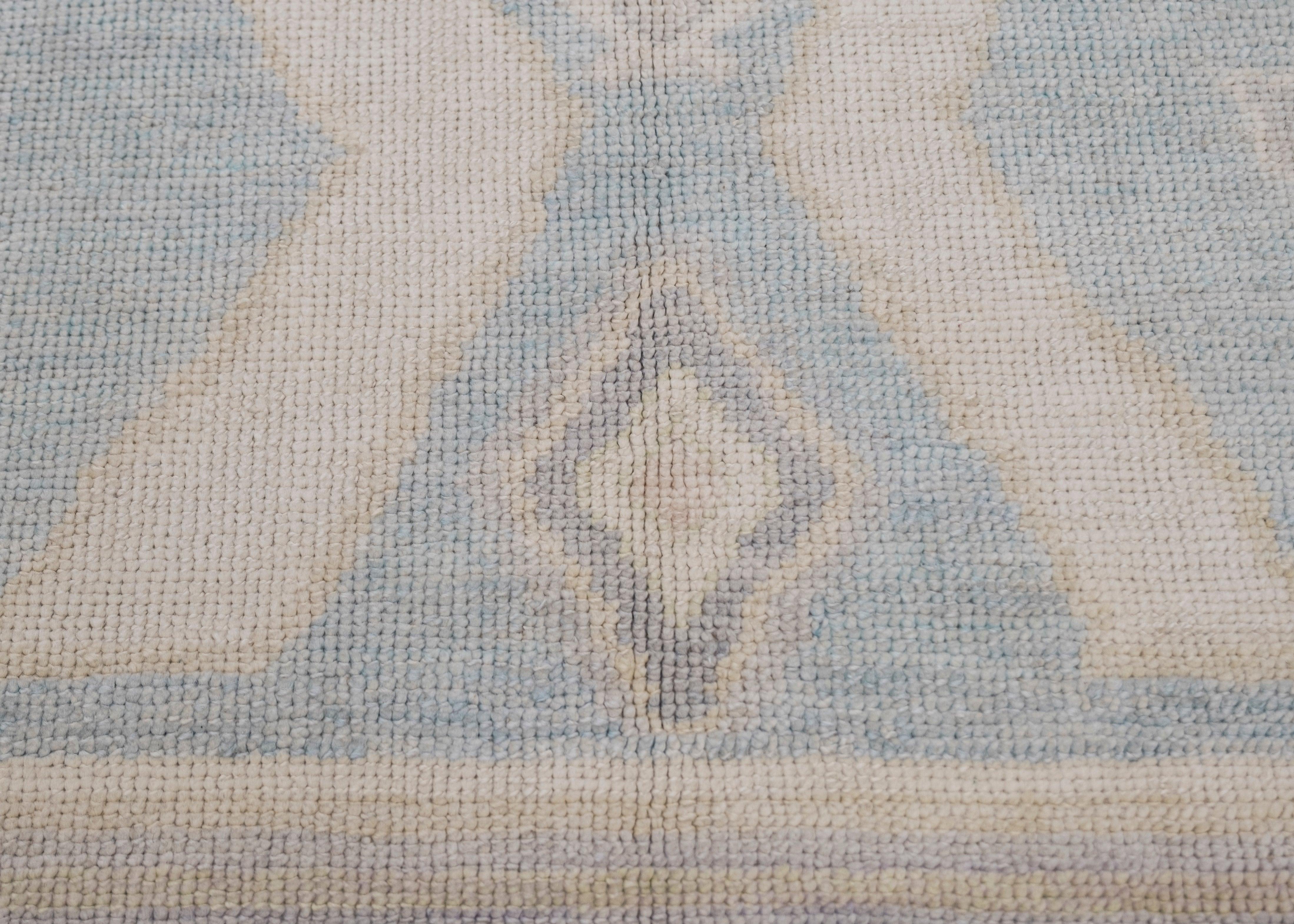 Türkischer Oushak-Teppich Orientalisch Handgefertigt 5' x 6'10