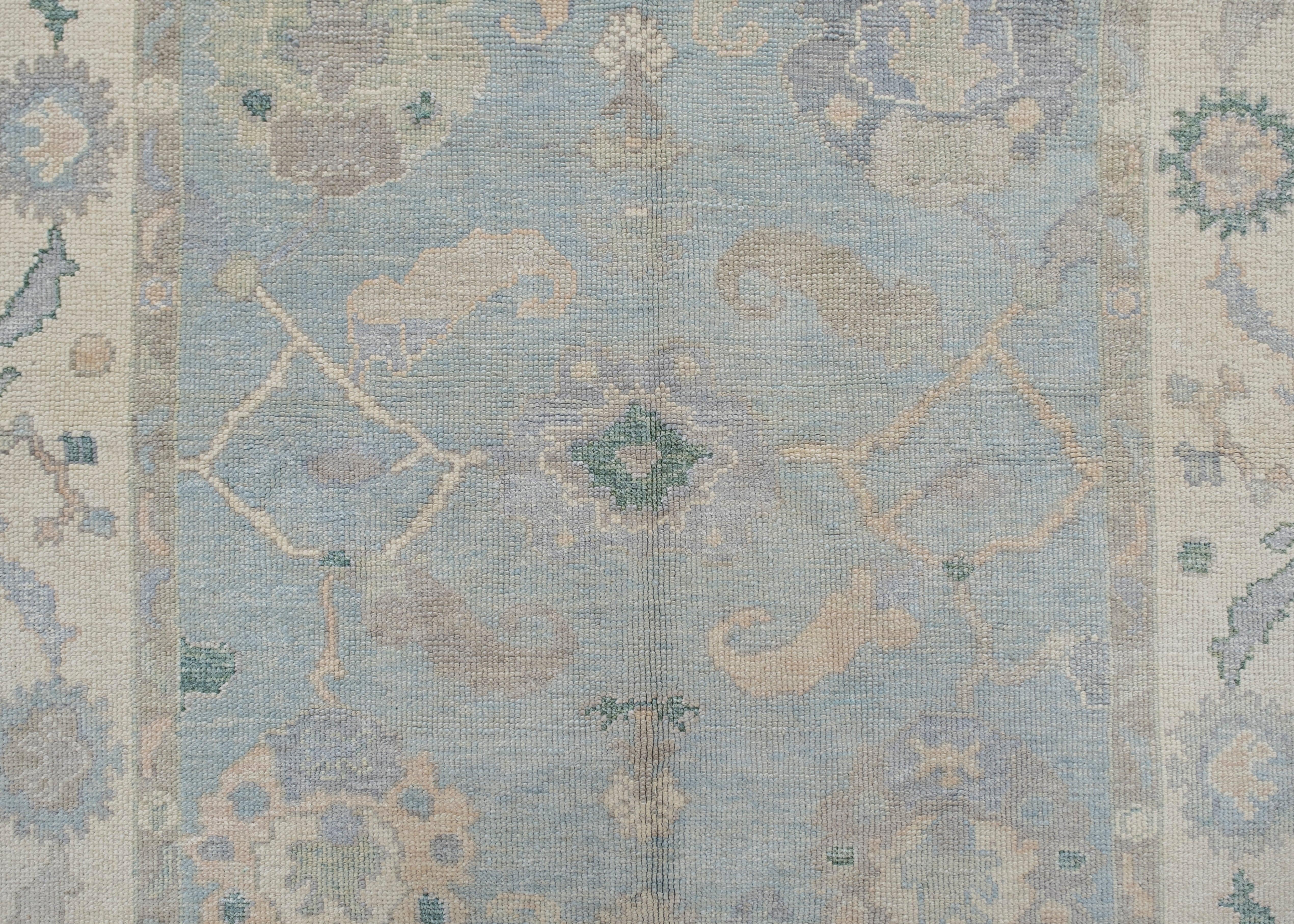 Turkish Oushak Rug Oriental Handmade 5'1