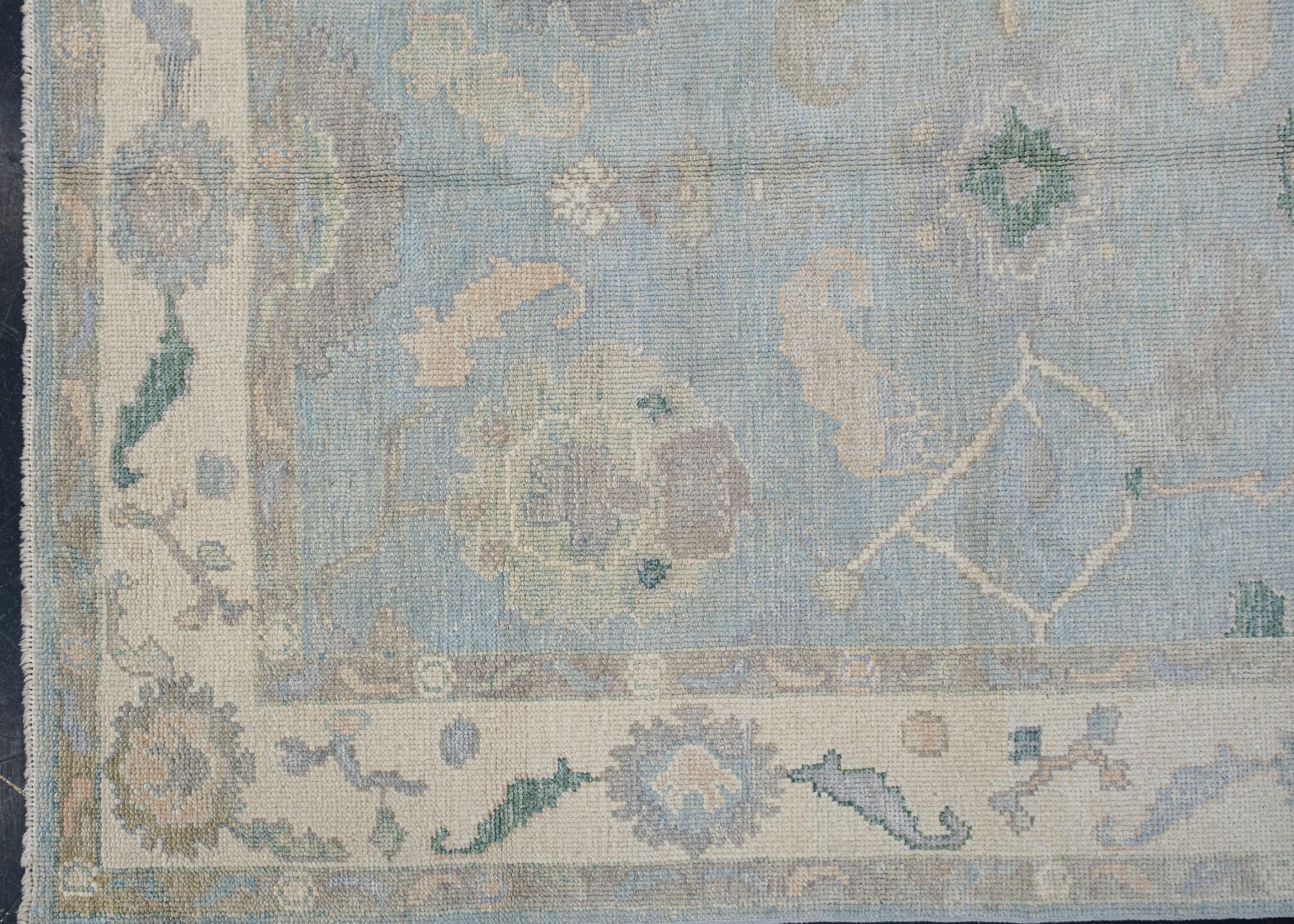 Turkish Oushak Rug Oriental Handmade 5'1