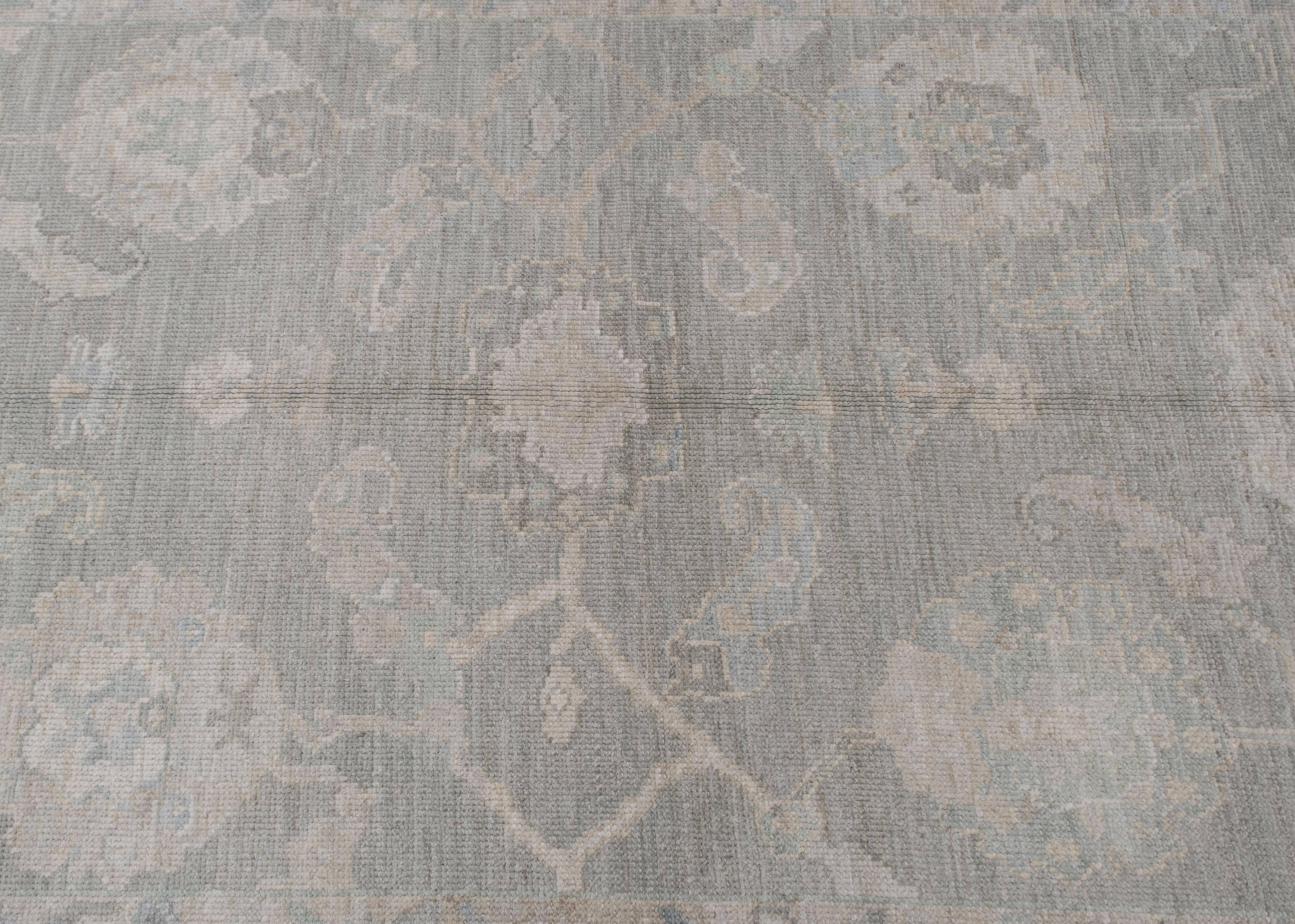 Turkish Oushak Rug Oriental Handmade 5'1