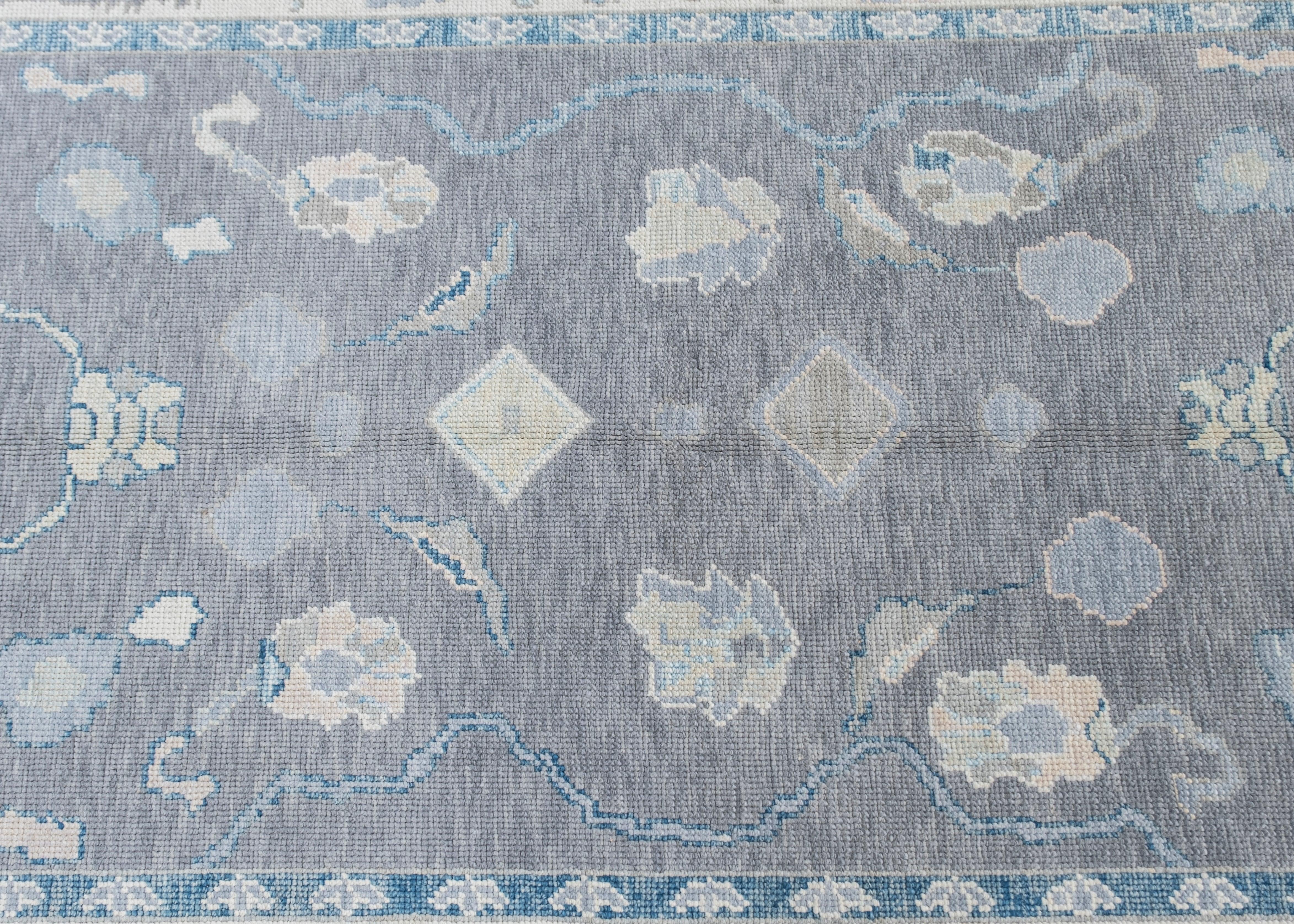 Turkish Oushak Rug Oriental Handmade 5'2