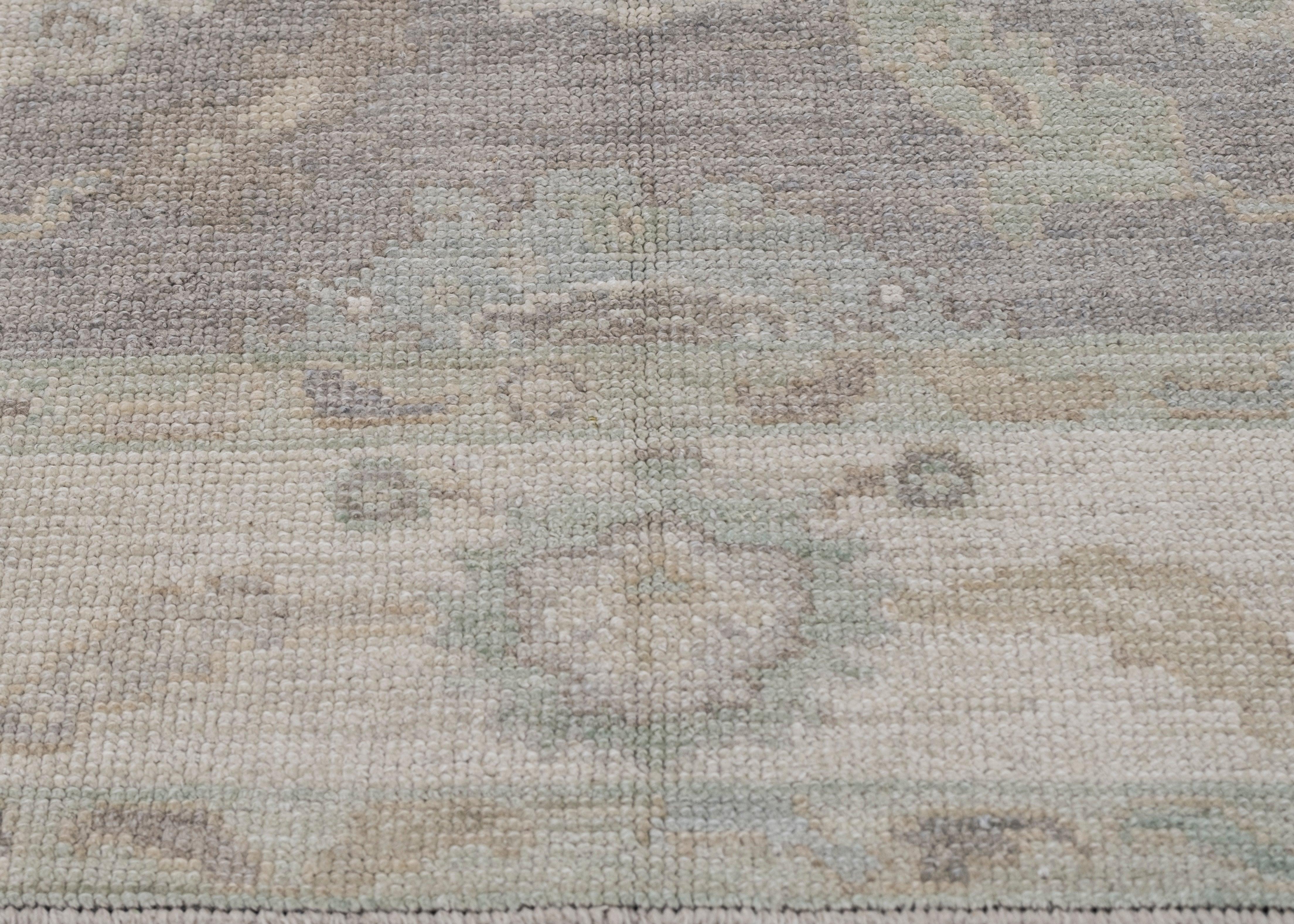 Turkish Oushak Rug Oriental Handmade 5'2
