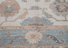 Turkish Oushak Rug Oriental Handmade 5'2" x 7'5" #11685