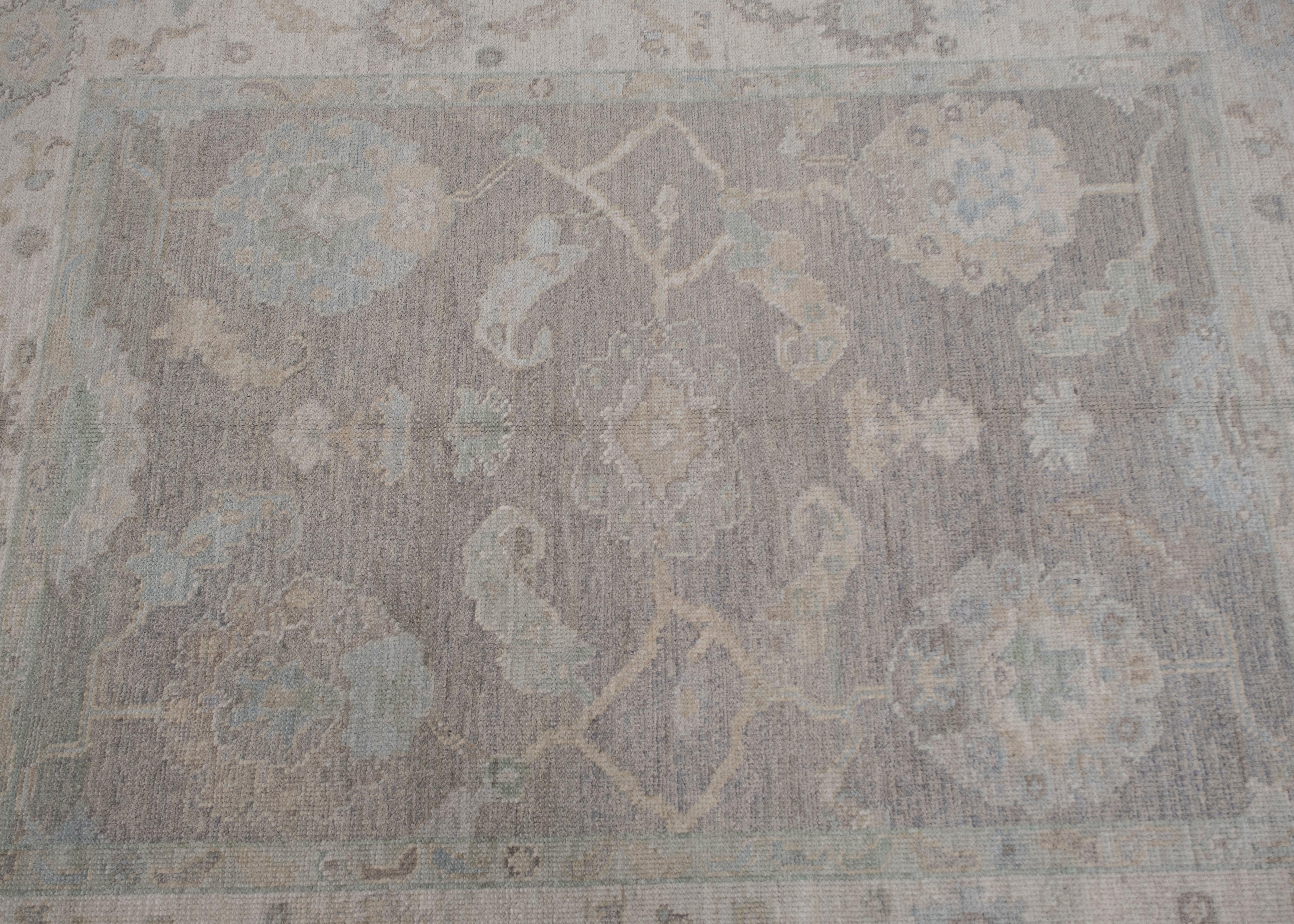 Türkischer Oushak-Teppich Oriental Handmade 5'3