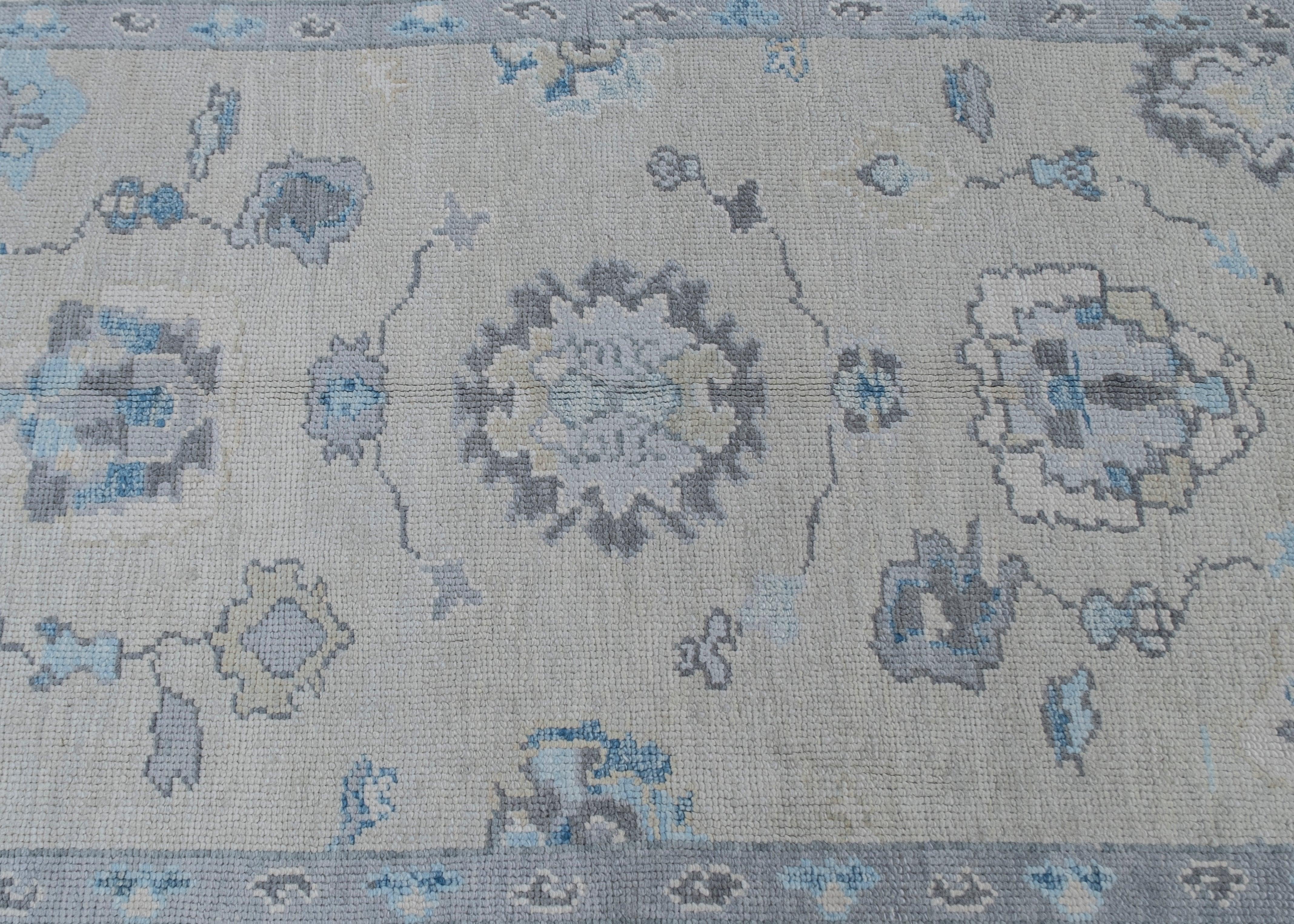 Turkish Oushak Rug Oriental Handmade 5'3