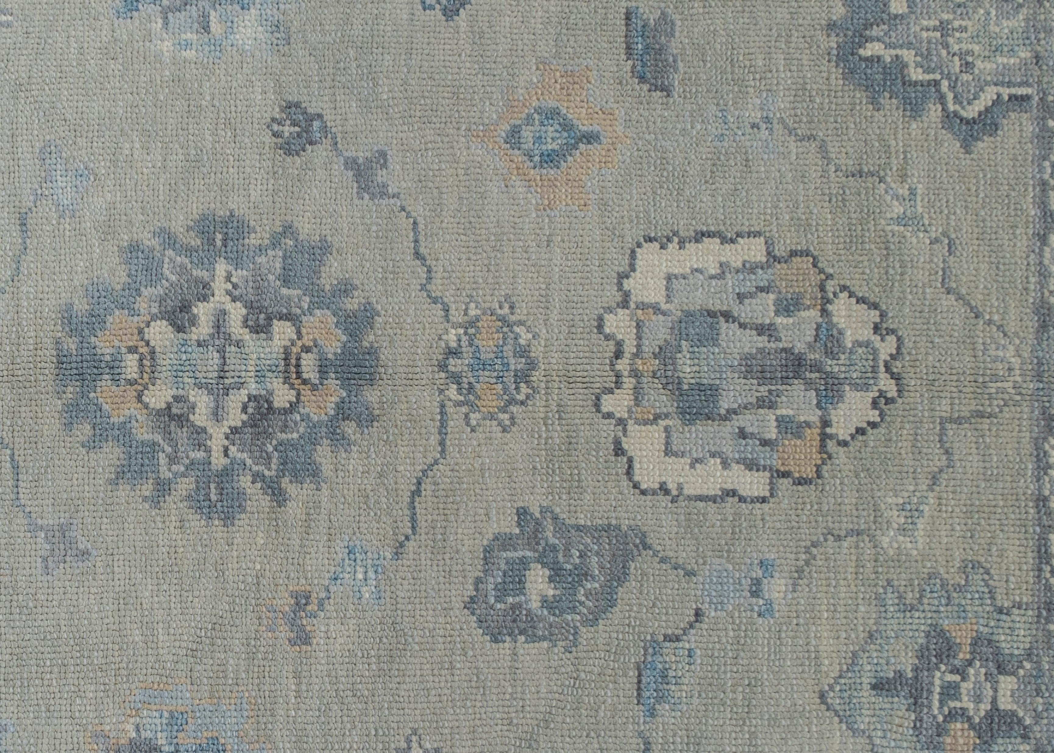 Turc Tapis turc Oushak oriental fait à la main 5'4