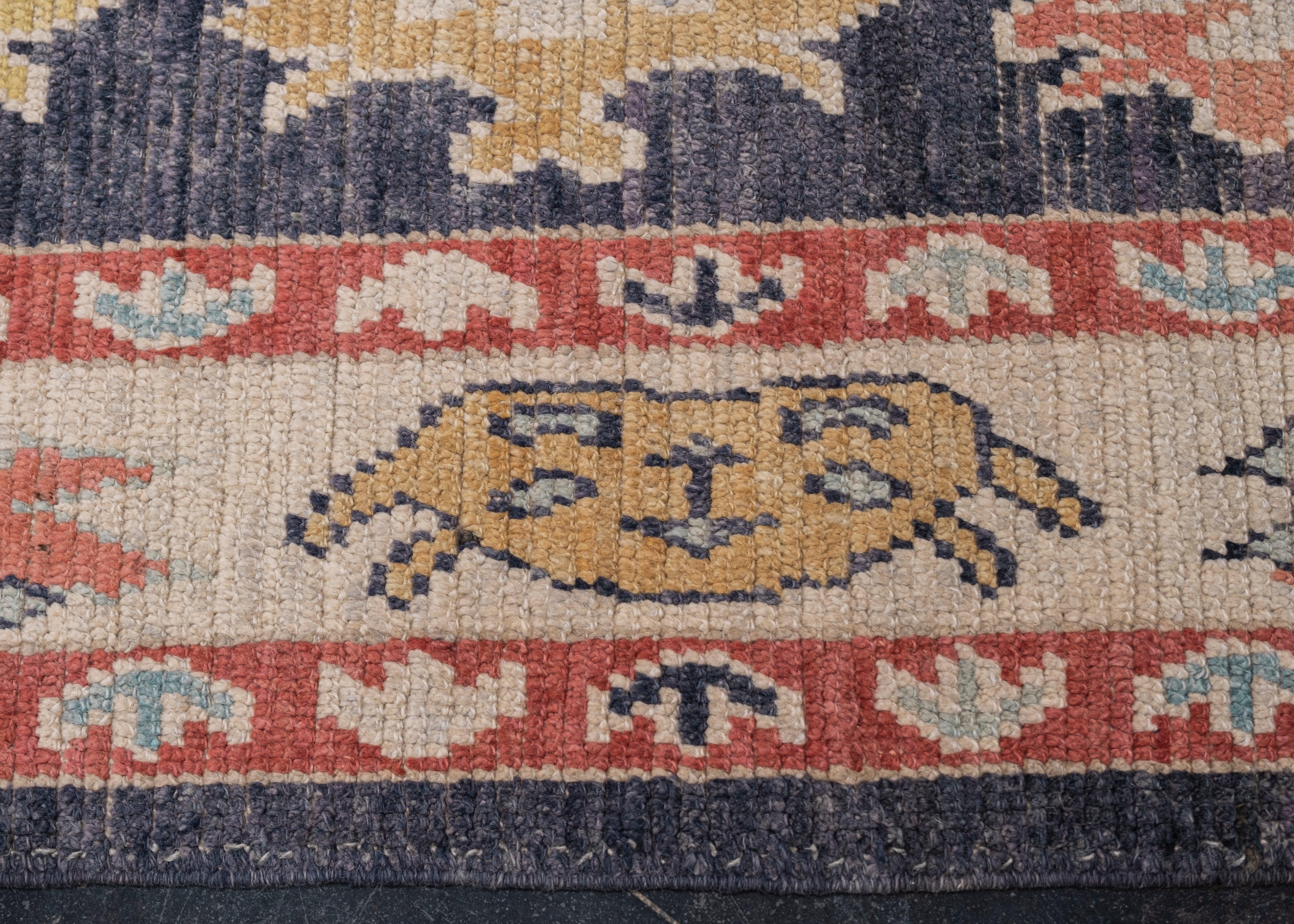 Türkischer Oushak-Teppich Oriental Handmade 5'7