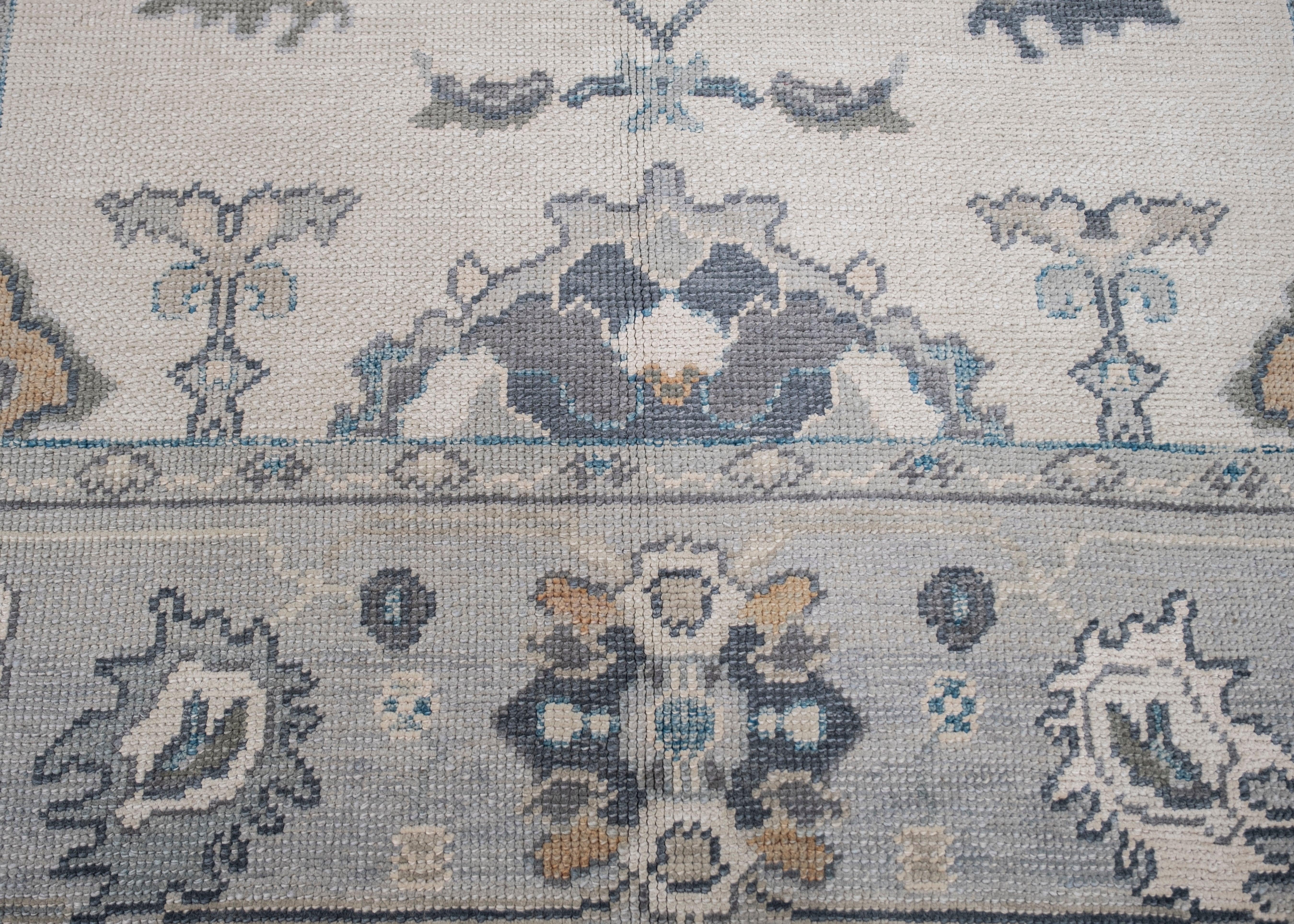 Türkischer Oushak-Teppich Oriental Handmade 5'7