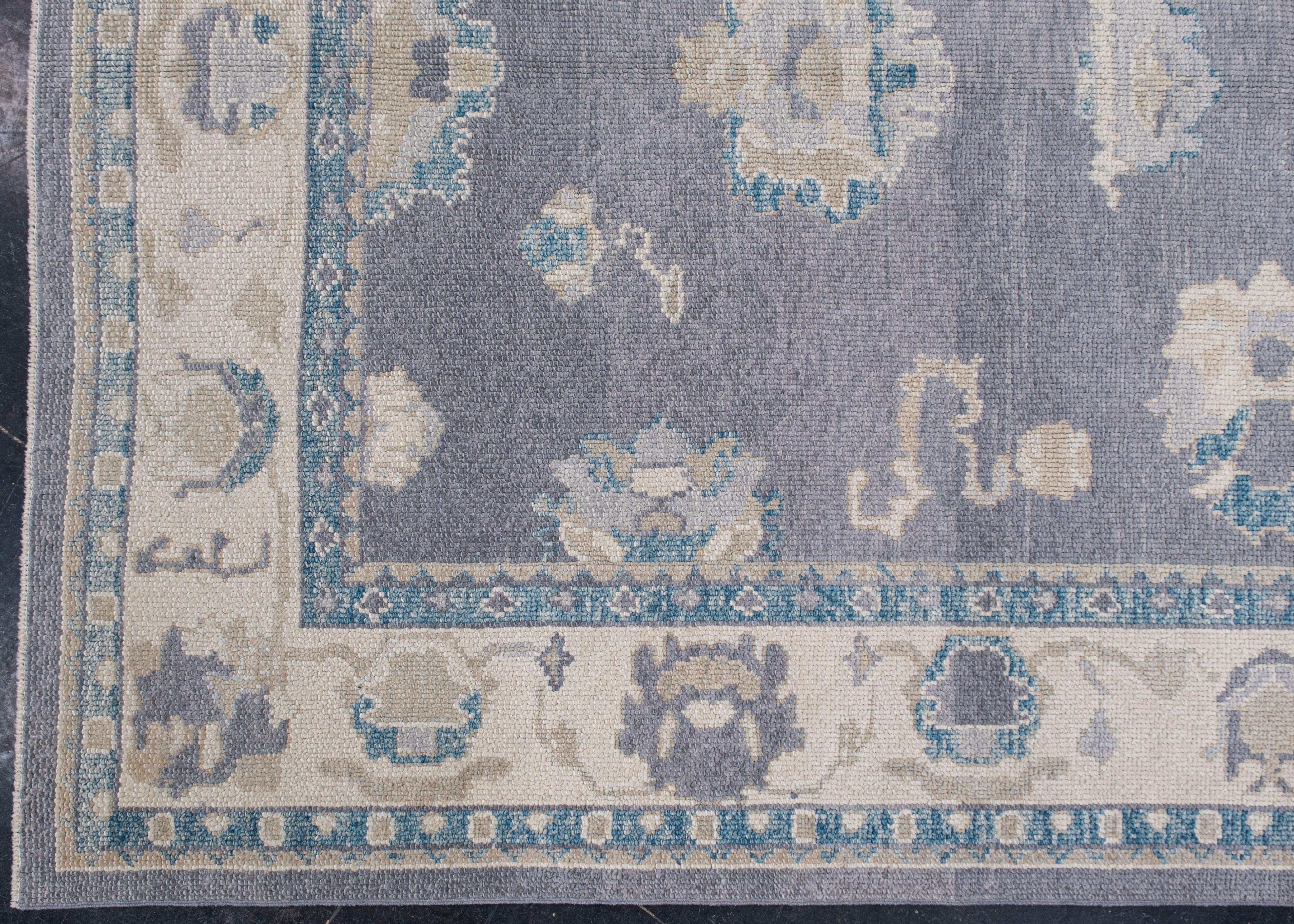 Turkish Oushak Rug Oriental Handmade 5'9