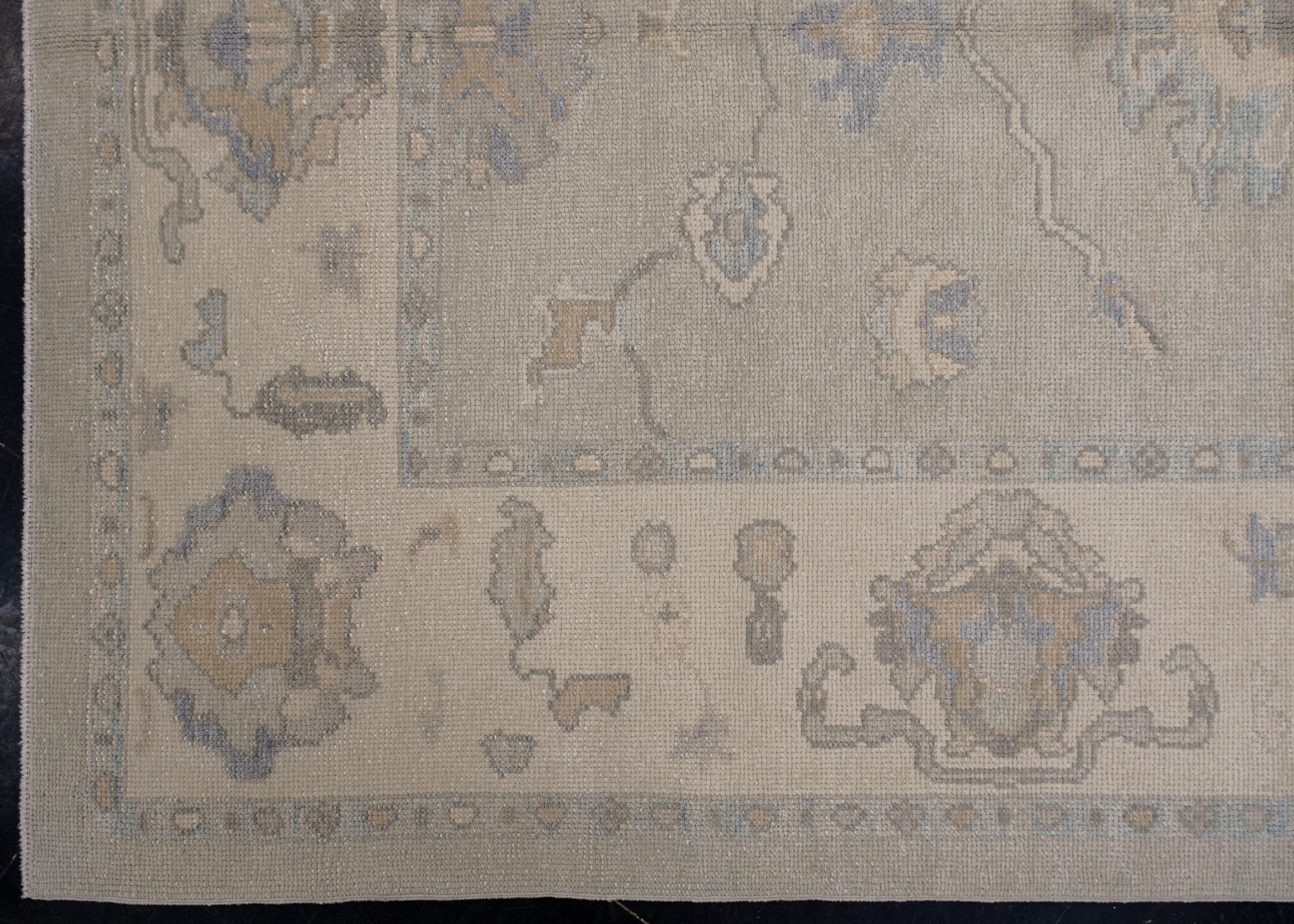 Türkischer Oushak-Teppich Orientalisch Handgefertigt 6' x 8'8