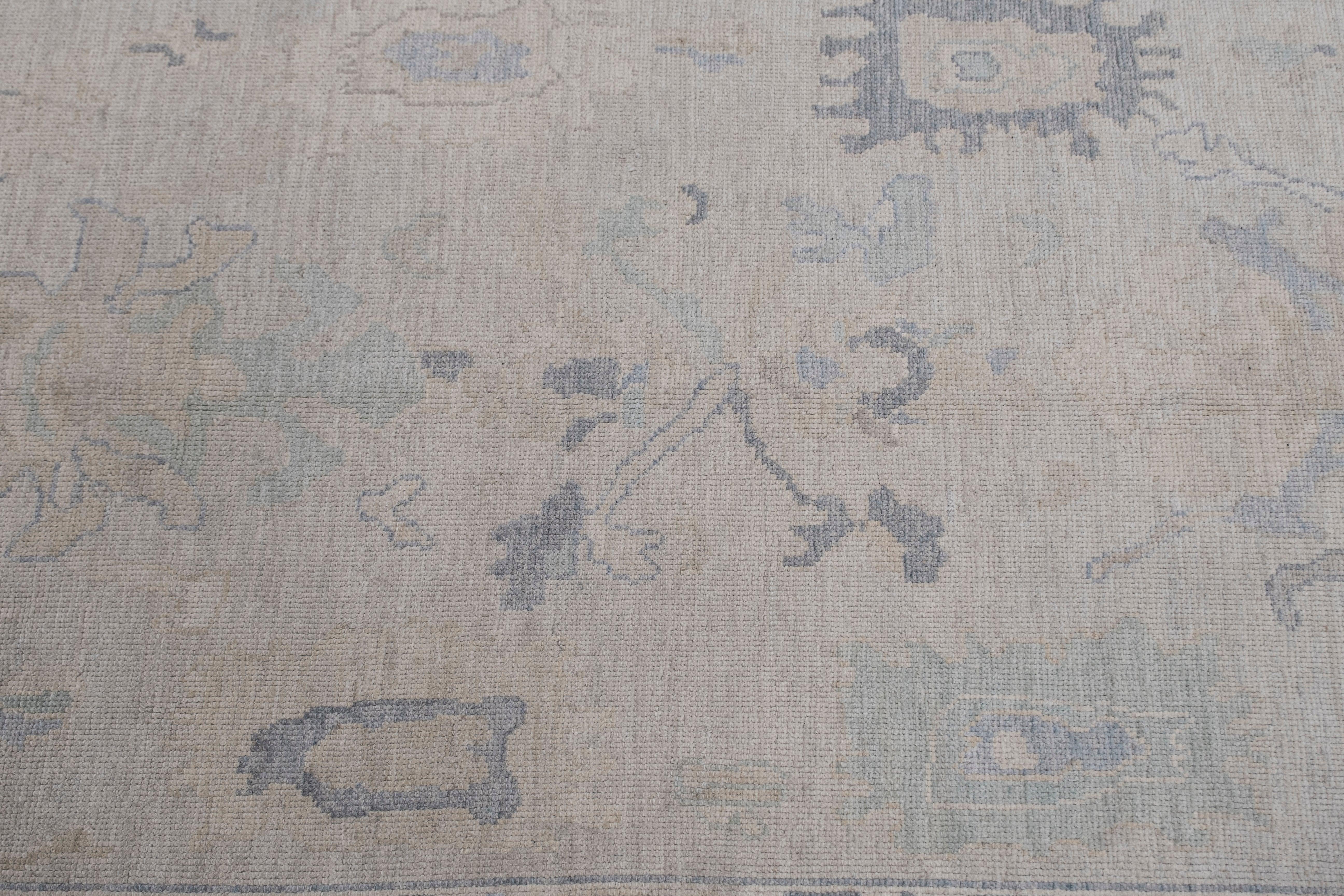 Turkish Oushak Rug Oriental Handmade 6'4