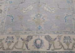 Turkish Oushak Rug Oriental Handmade 6'4" x 9'1" #11914