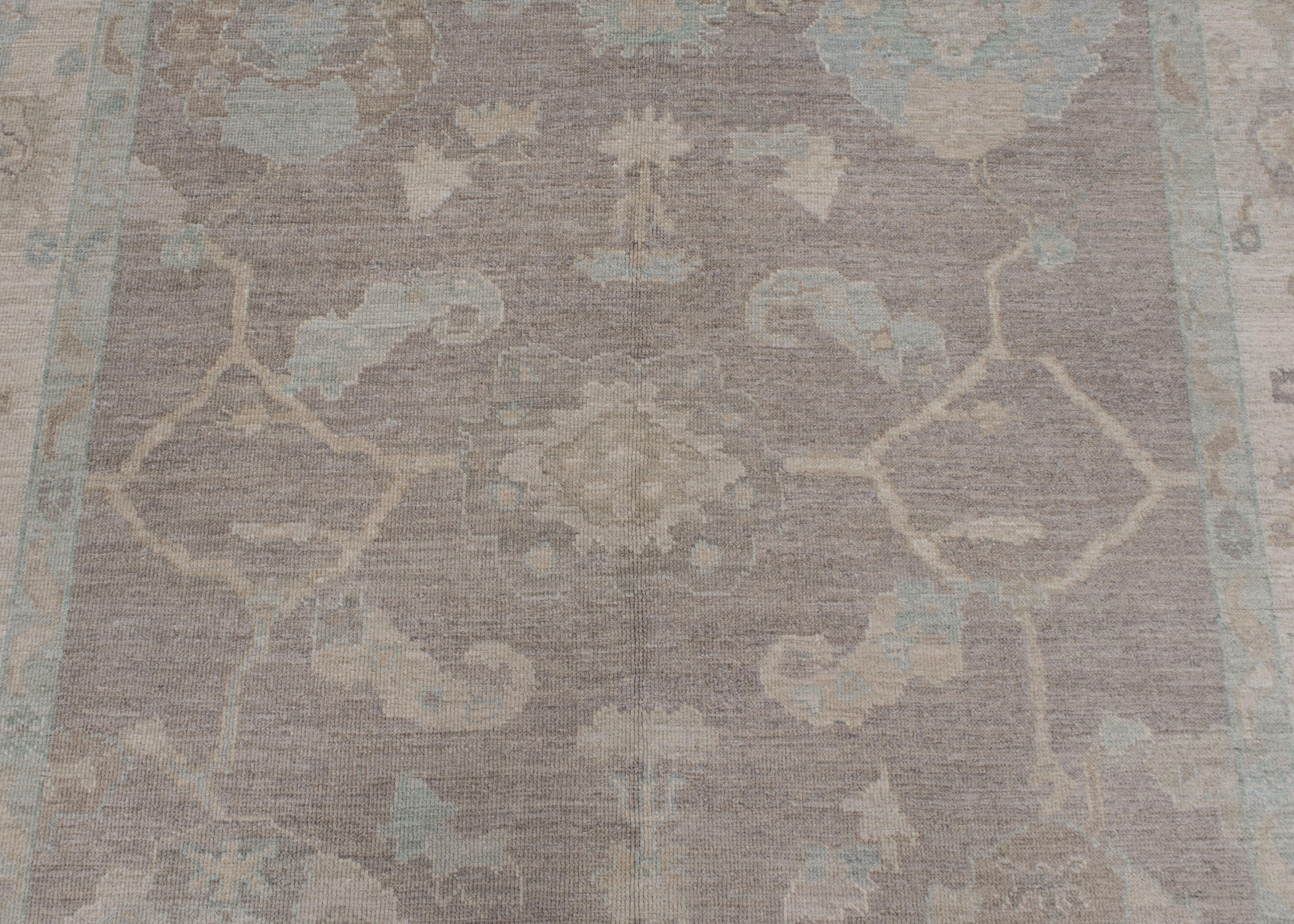 Turkish Oushak Rug Oriental Handmade 7'11