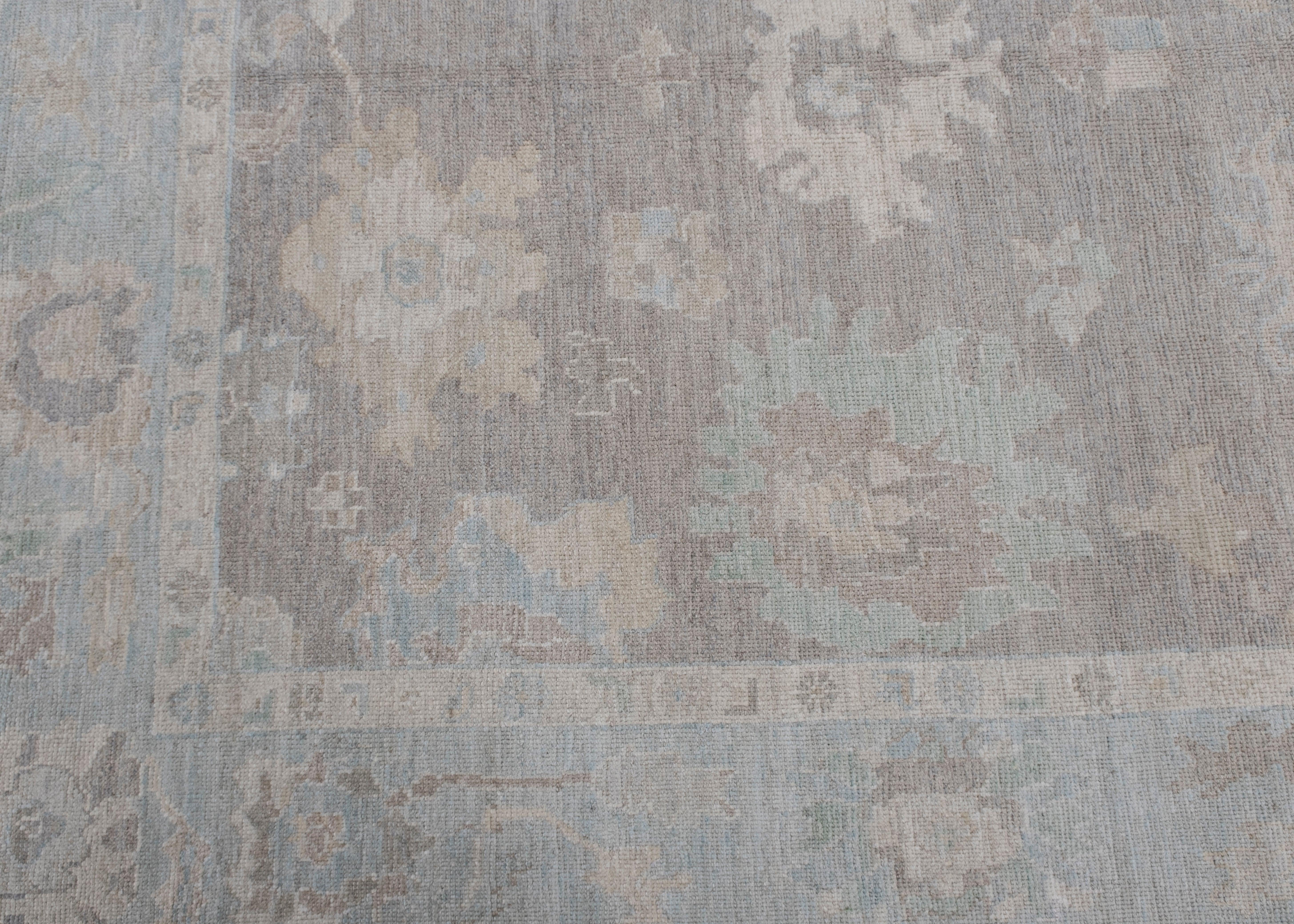Turkish Oushak Rug Oriental Handmade 7'9