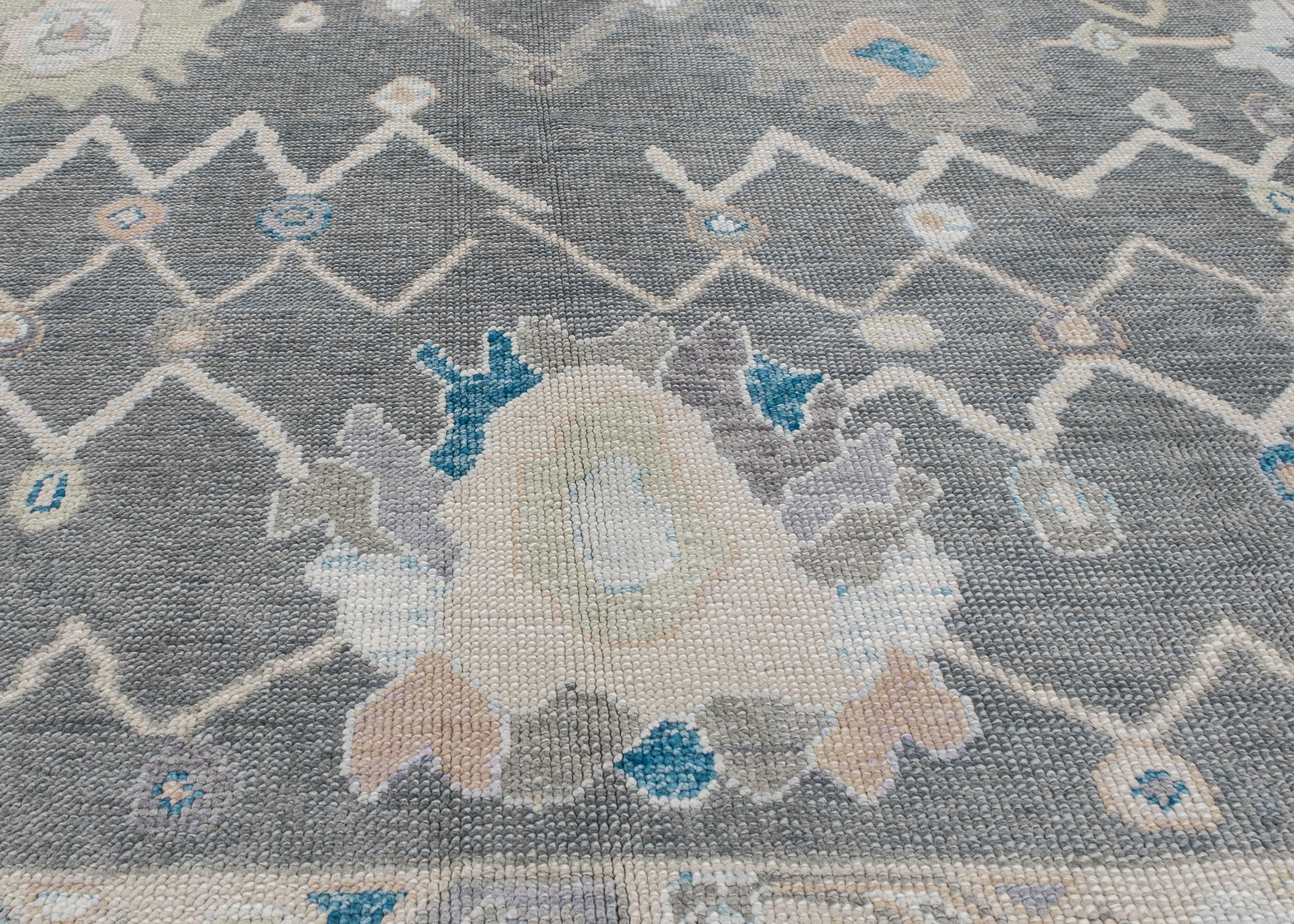 Türkischer Oushak Teppich Oriental Handmade 8'11