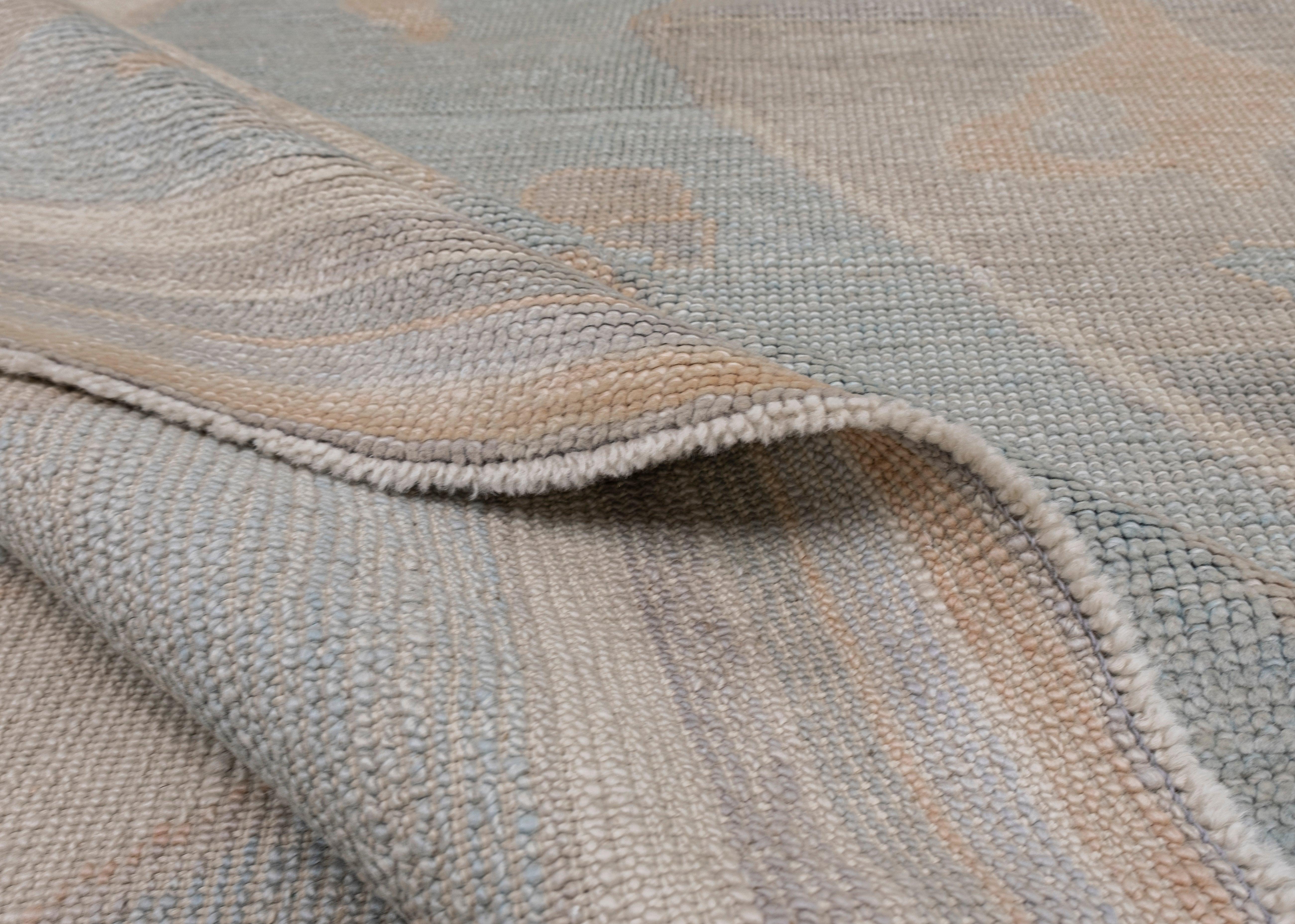 Contemporary Turkish Oushak Rug Oriental Handmade 8'2