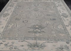 Turkish Oushak Rug Oriental Handmade 8'2" x 9'9" #11948