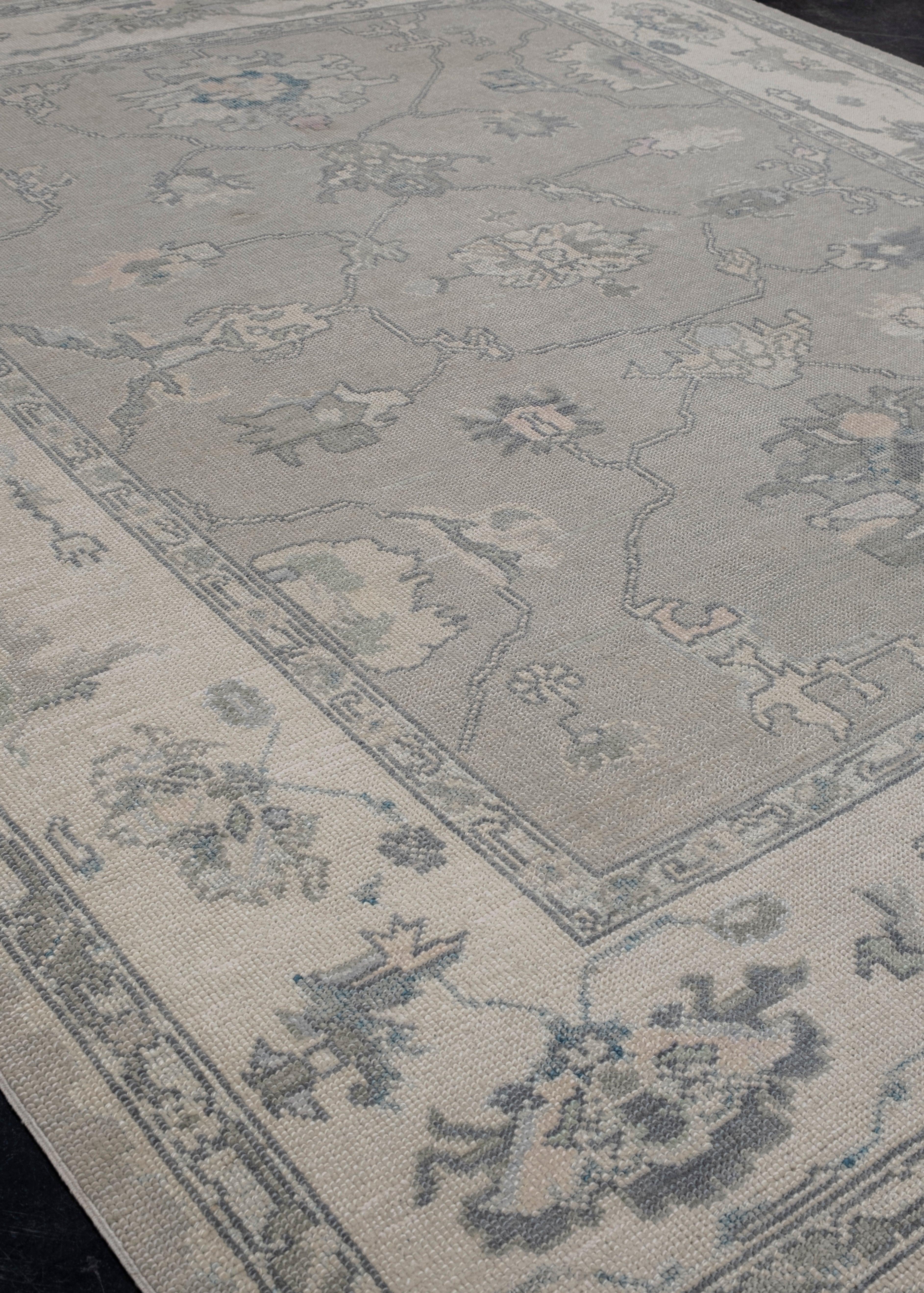 Turkish Oushak Rug Oriental Handmade 8'2