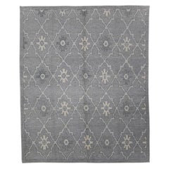Tappeto Oushak turco orientale fatto a mano 8'3" x 10'2" #11960