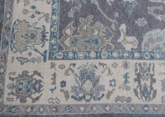 Turkish Oushak Rug Oriental Handmade 8'3" x 9'8" #11050