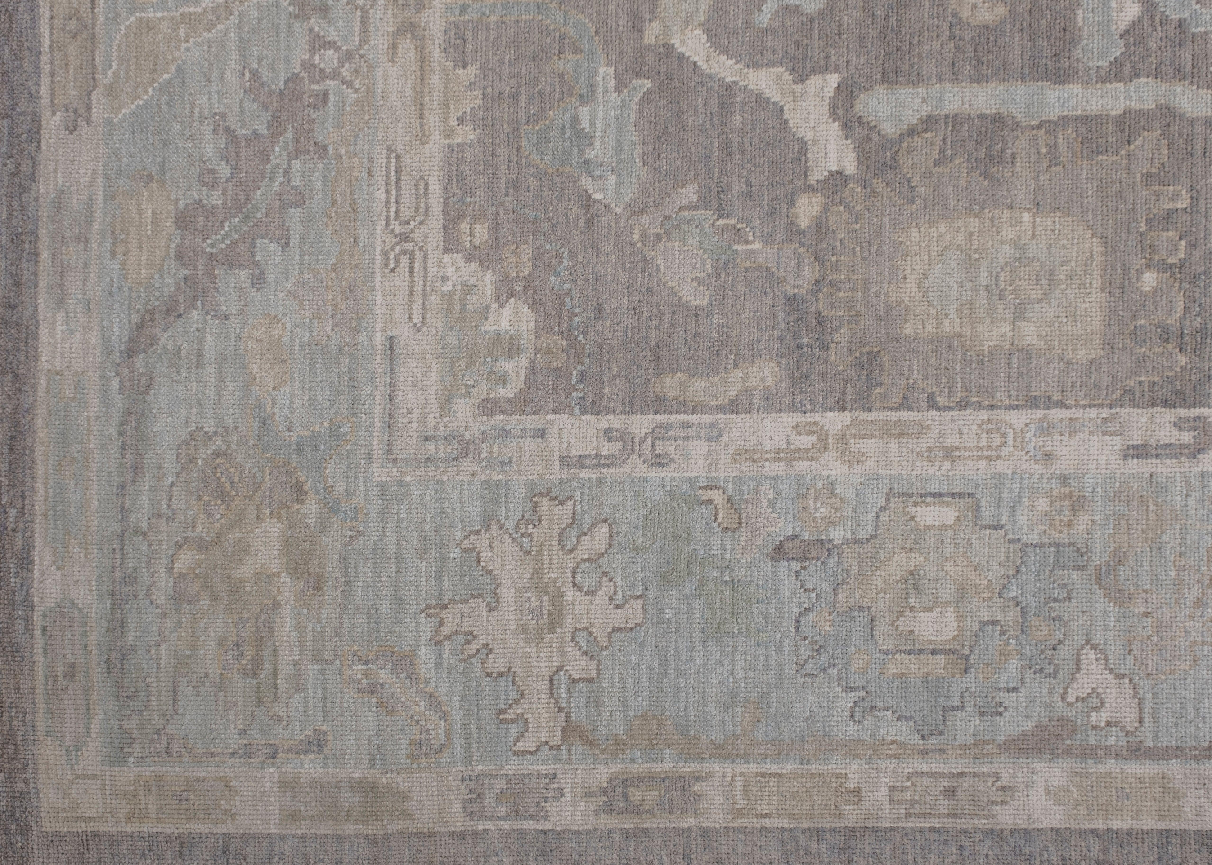 Turkish Oushak Rug Oriental Handmade 8'4