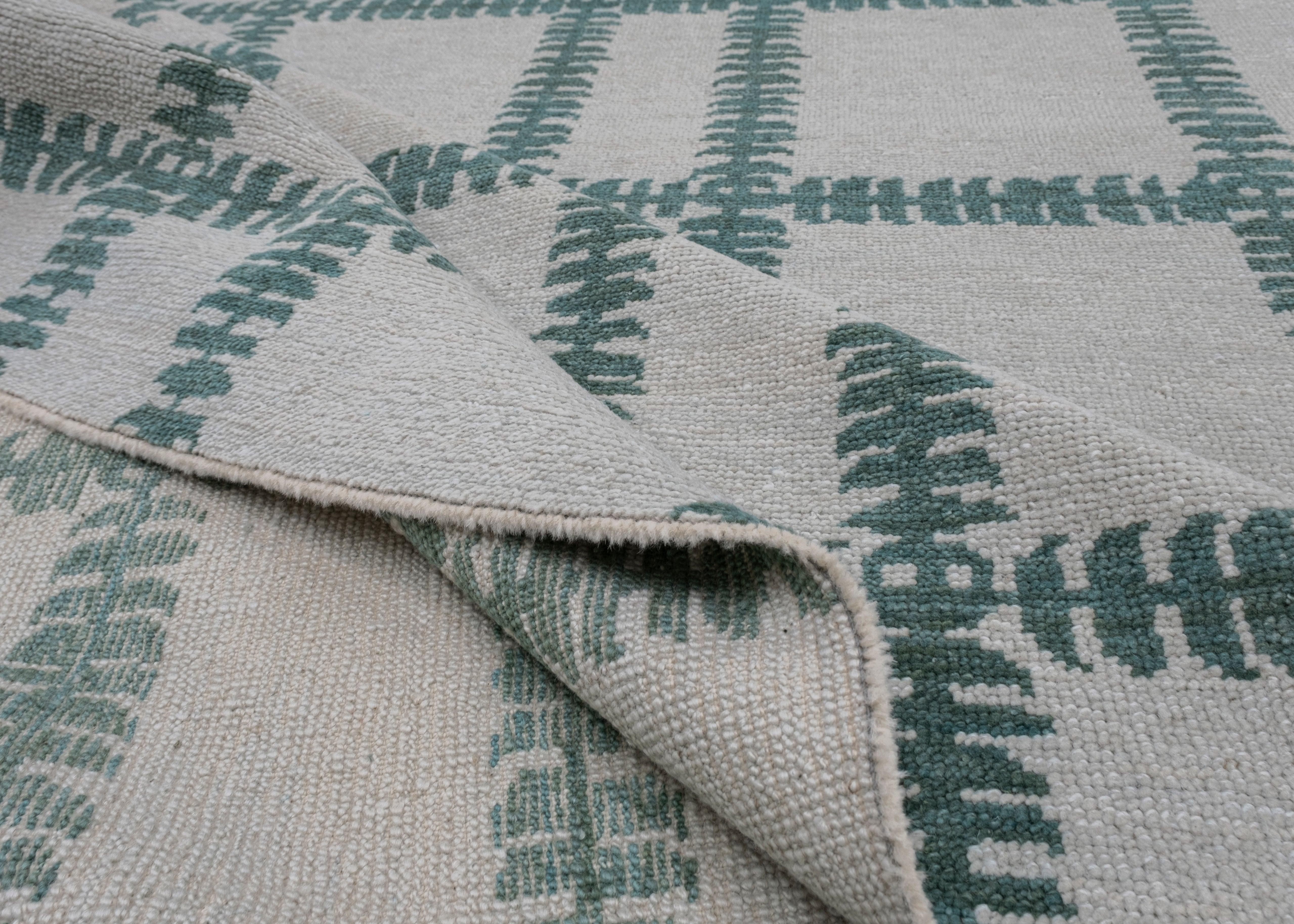 Contemporary Turkish Oushak Rug Oriental Handmade 8'5