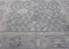 Turkish Oushak Rug Oriental Handmade 8'7" x 10' #11902