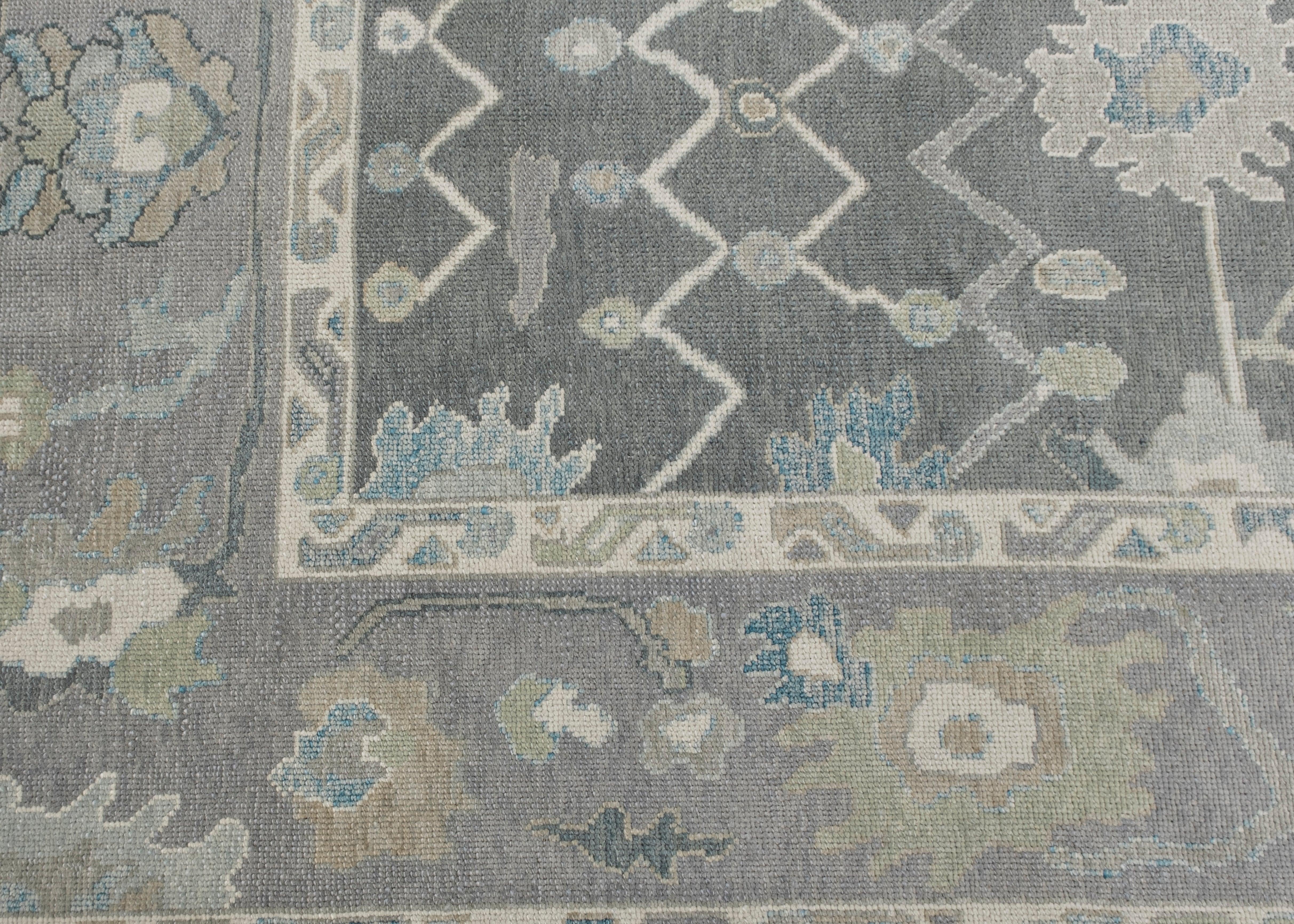 Türkischer Oushak Teppich Oriental Handmade 9' x 12'2