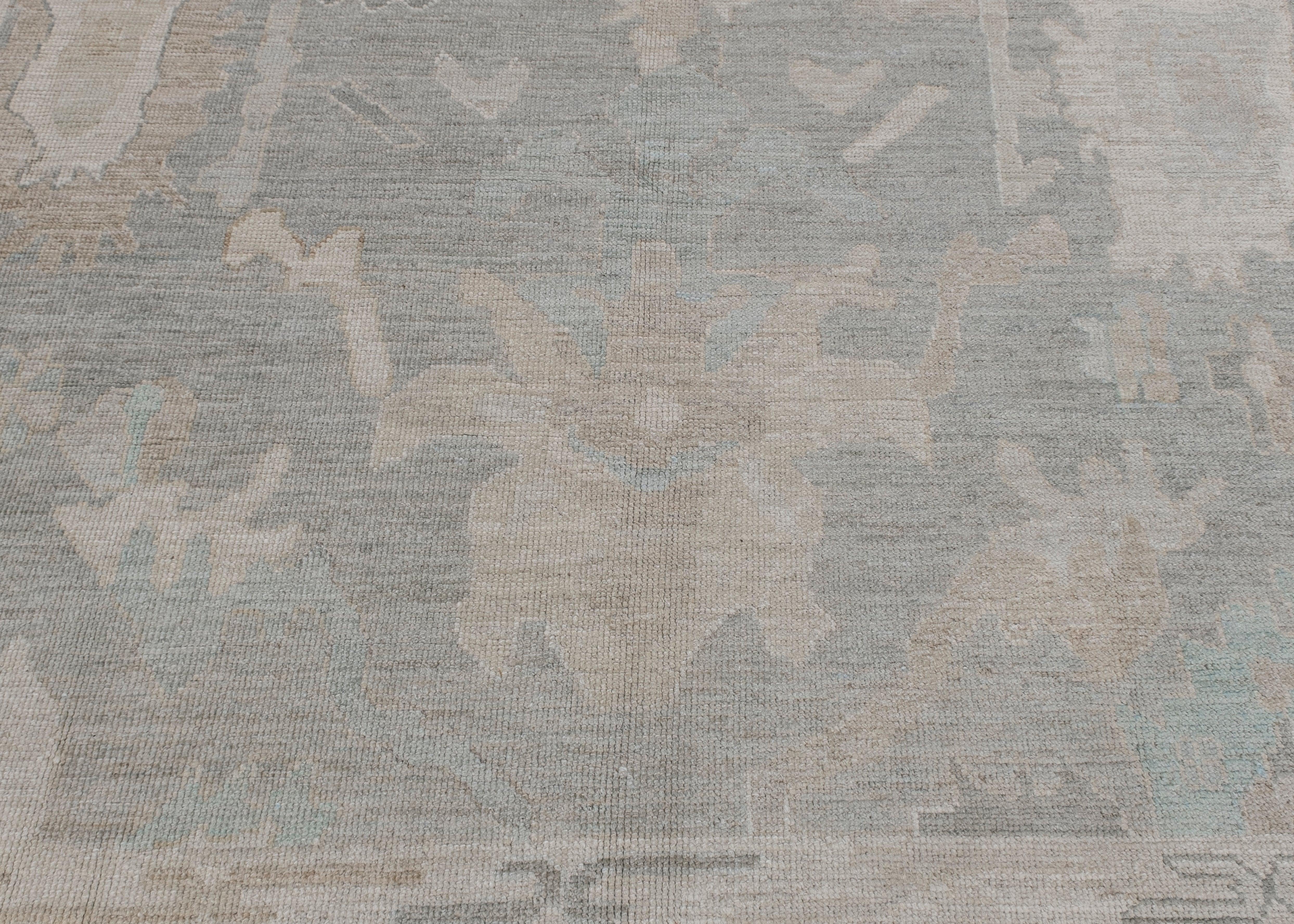 Oushak Rug Oriental Handmade 9'2