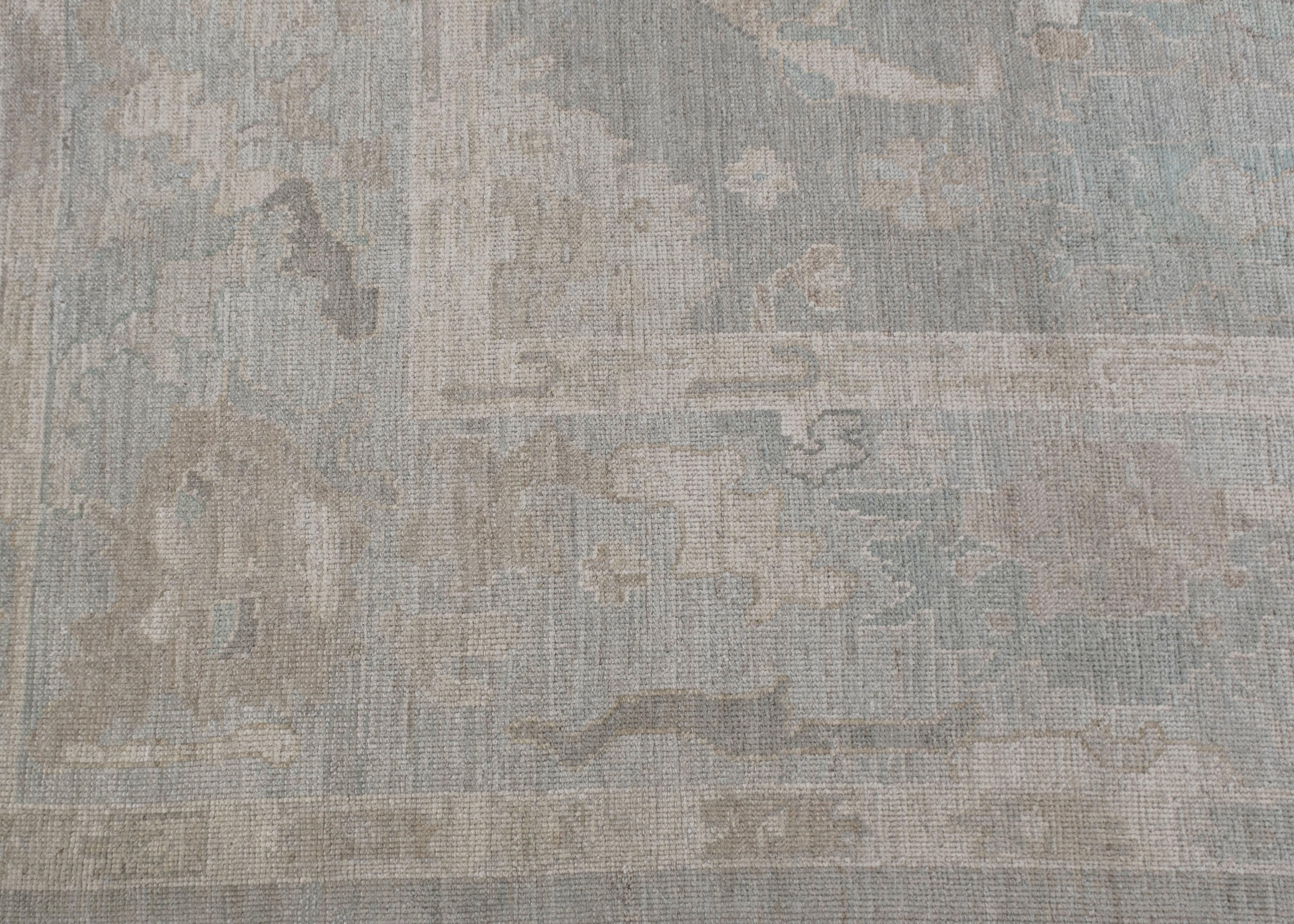 Turc Tapis turc Oushak Oriental Handmade 9'2