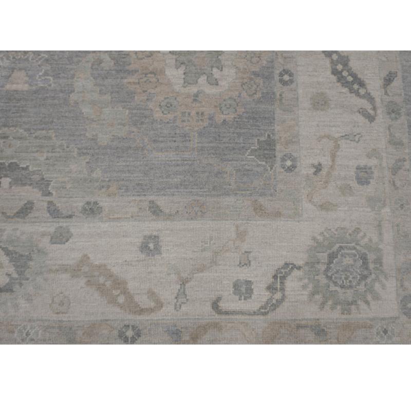 Türkischer Oushak-Teppich Oriental Handmade 9'4
